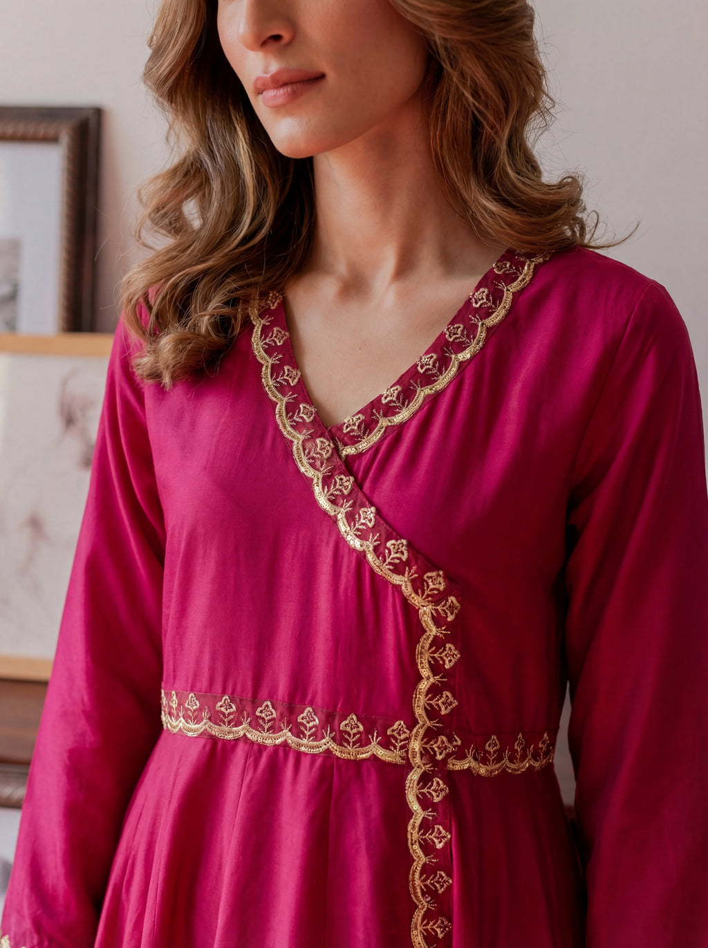 Sabaat Maroon Premium Fabric Pakistani Winter Dresses - Sahiba-clothing - 2