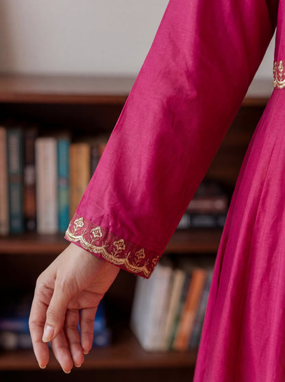 Sabaat Maroon Premium Fabric Pakistani Winter Dresses - Sahiba-clothing - 3