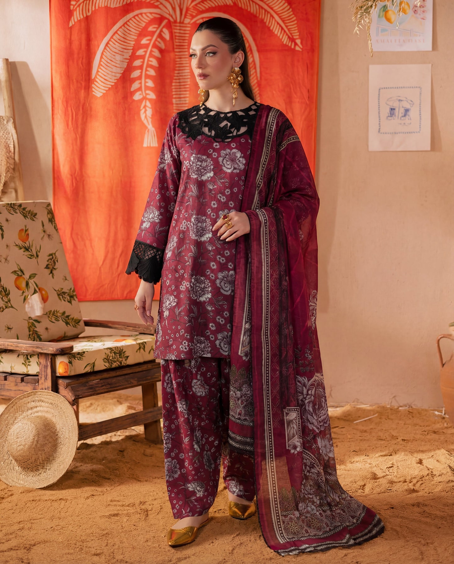 Rosavira Premium Fabric Pakistani Summer Dresses - Sahiba-clothing - 1