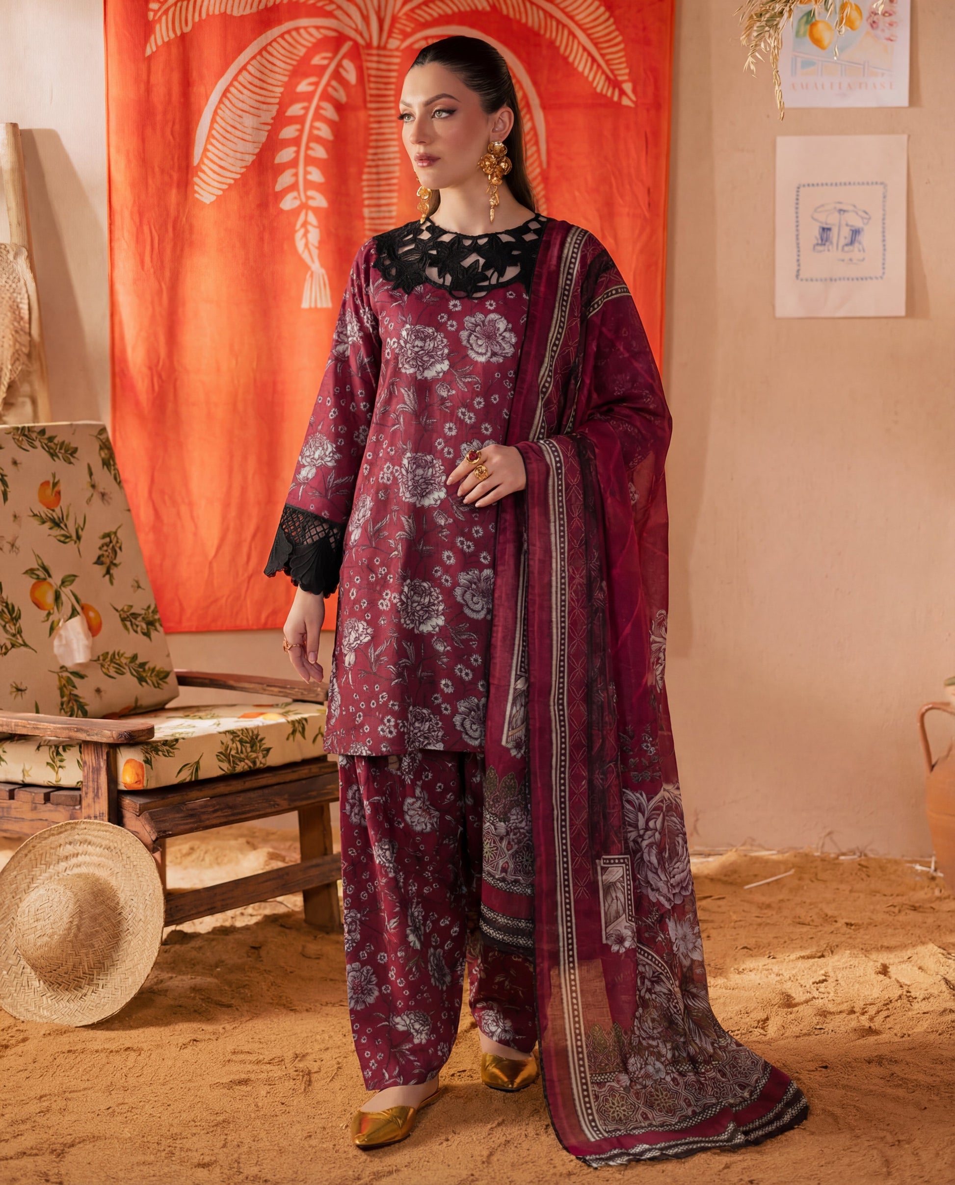 Rosavira Premium Fabric Pakistani Summer Dresses - Sahiba-clothing - 1