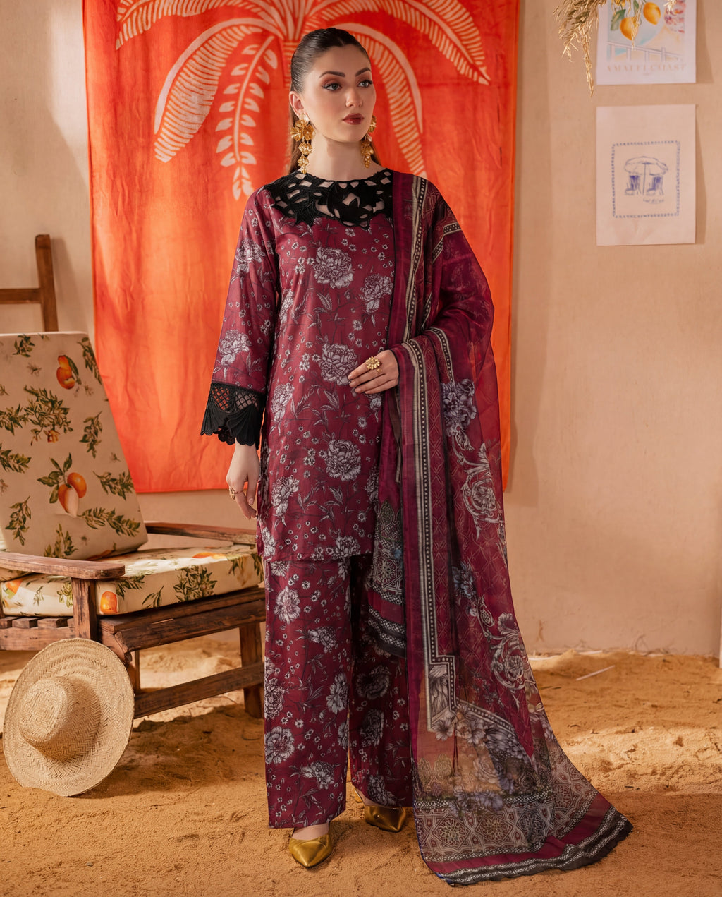 Rosavira Premium Fabric Pakistani Summer Dresses - Sahiba-clothing - 2