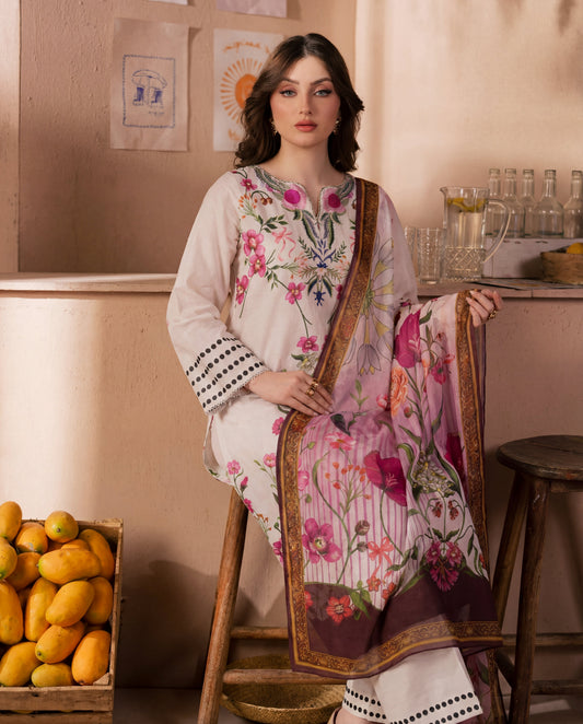 Zoey Premium Fabric Pakistani Summer Dresses - Sahiba-clothing - 2