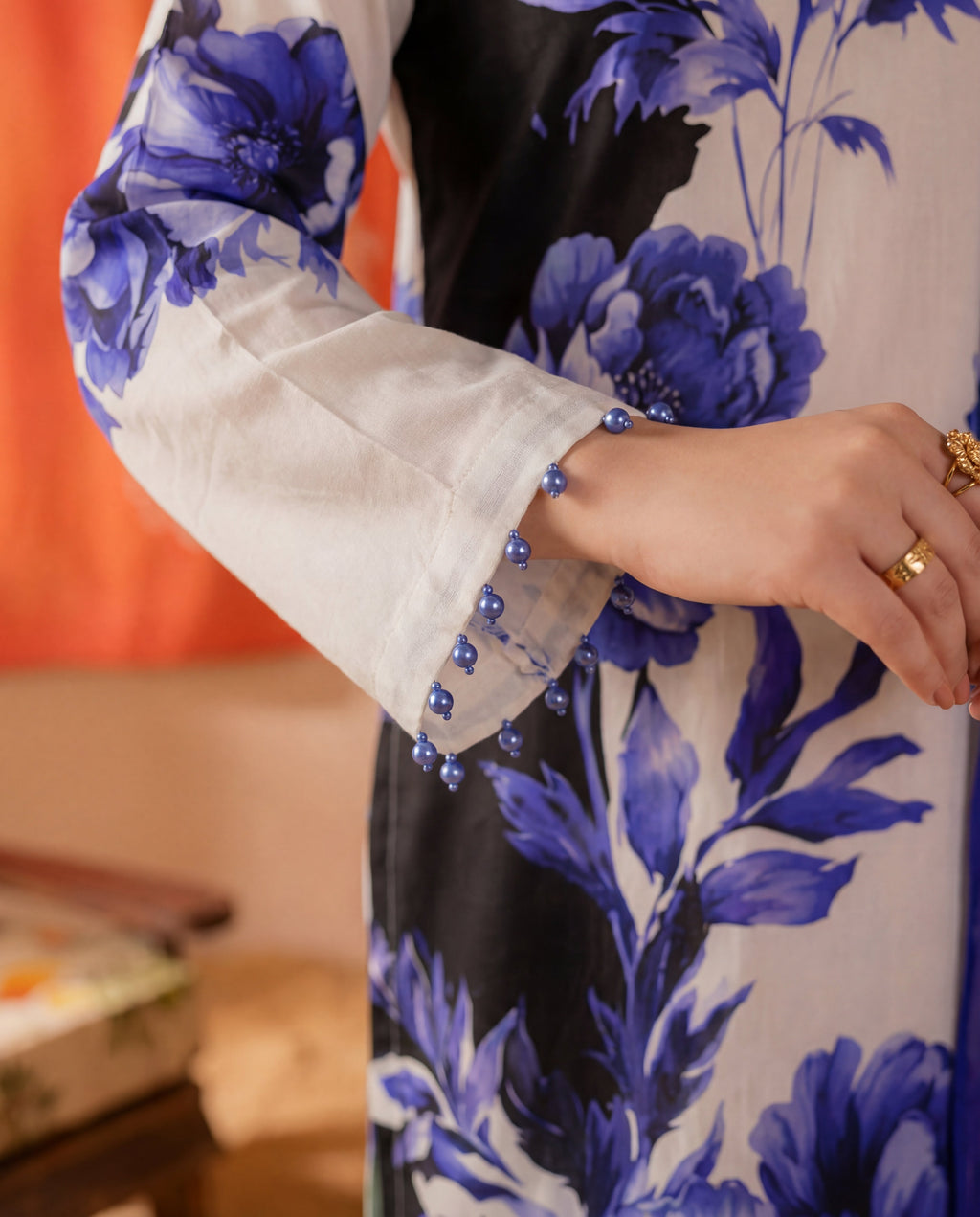 Rangeen Premium Fabric Pakistani Summer Dresses - Sahiba-clothing - 5