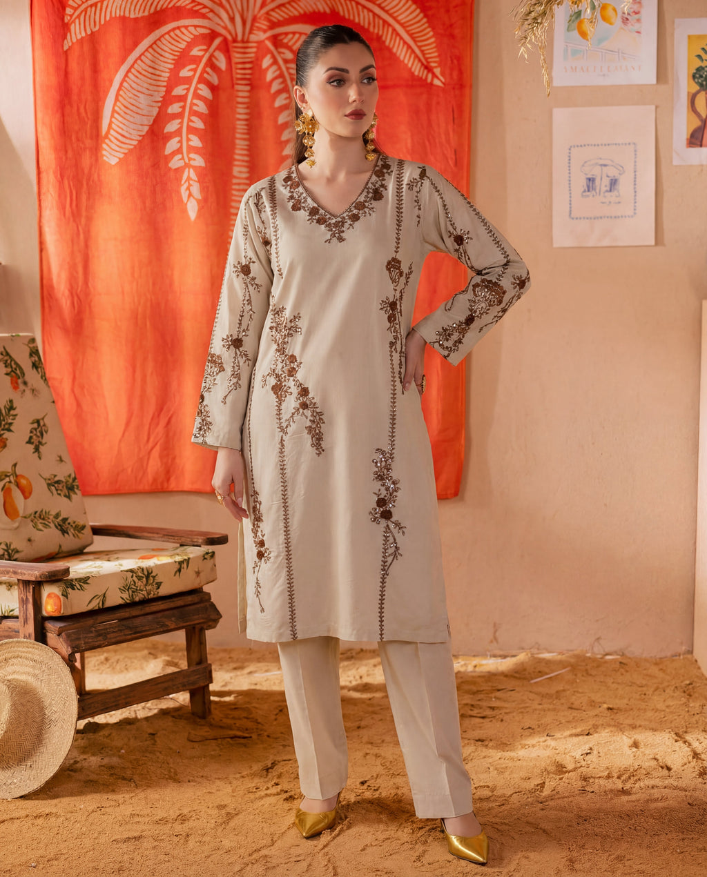 Dua Premium Fabric Pakistani Summer Dresses - Sahiba-clothing - 1