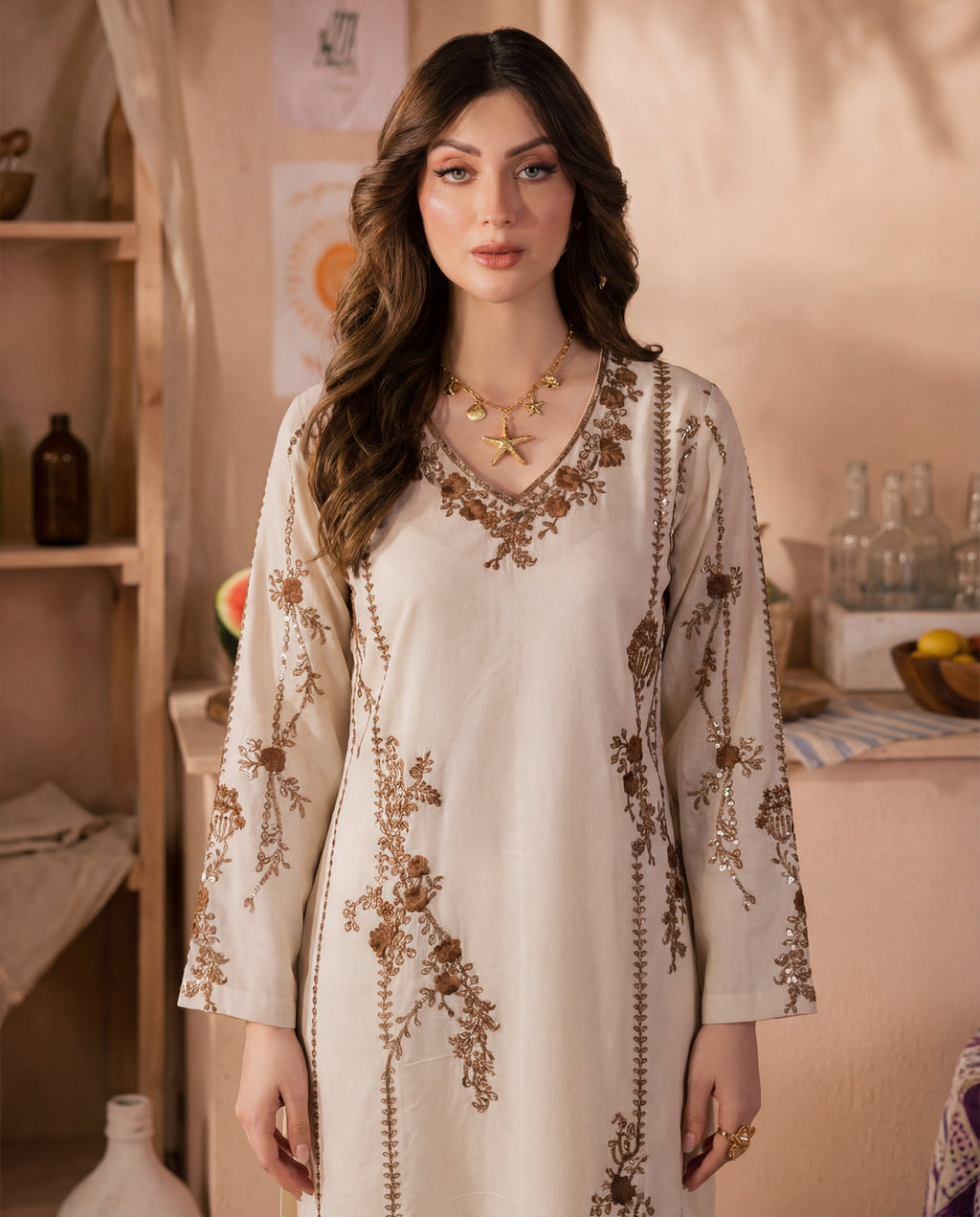 Dua Premium Fabric Pakistani Summer Dresses - Sahiba-clothing - 2