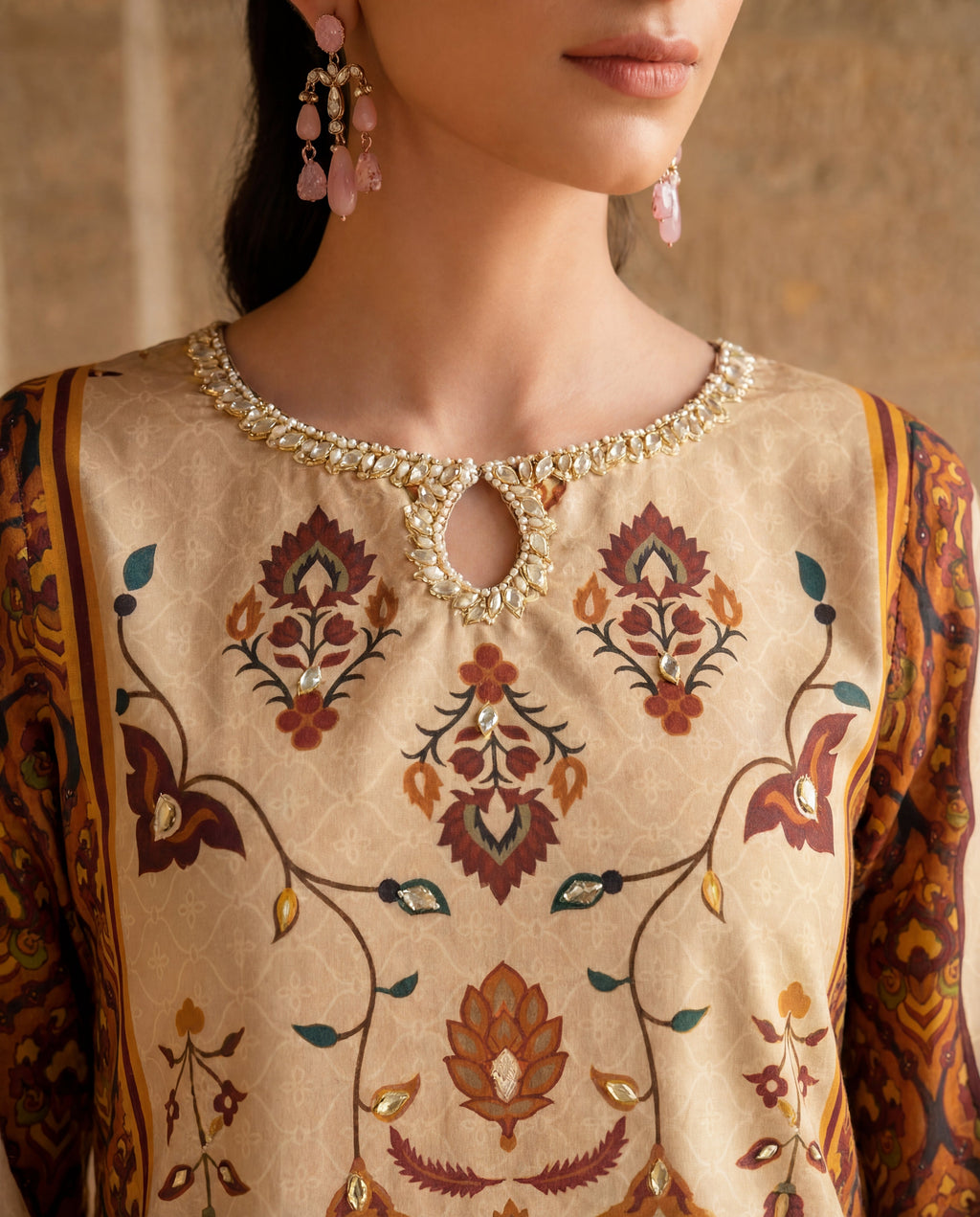 Zehlia Premium Fabric Pakistani Summer Dresses - Sahiba-clothing - 4