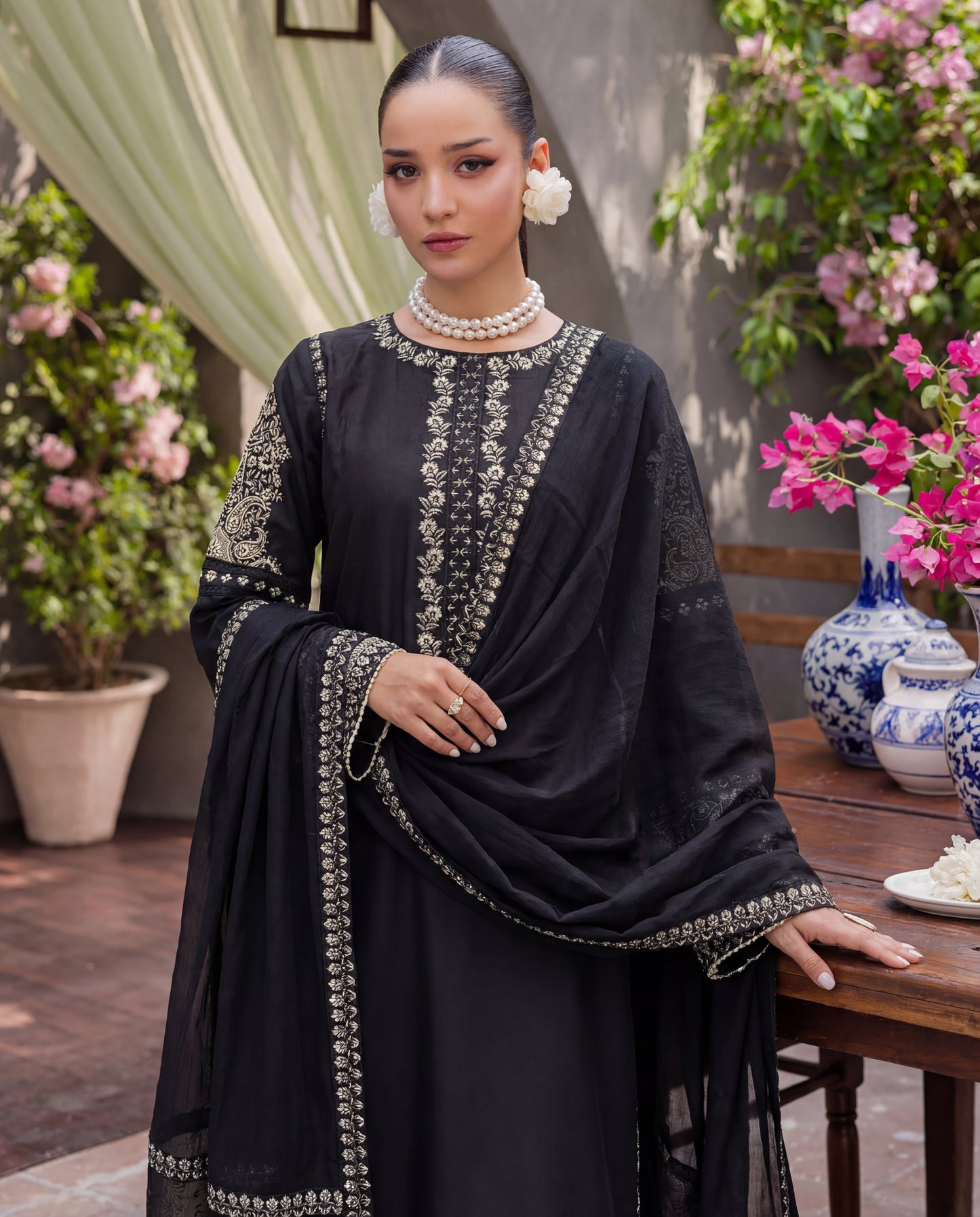 Esme Premium Fabric Pakistani Summer Dresses - Sahiba-clothing - 2