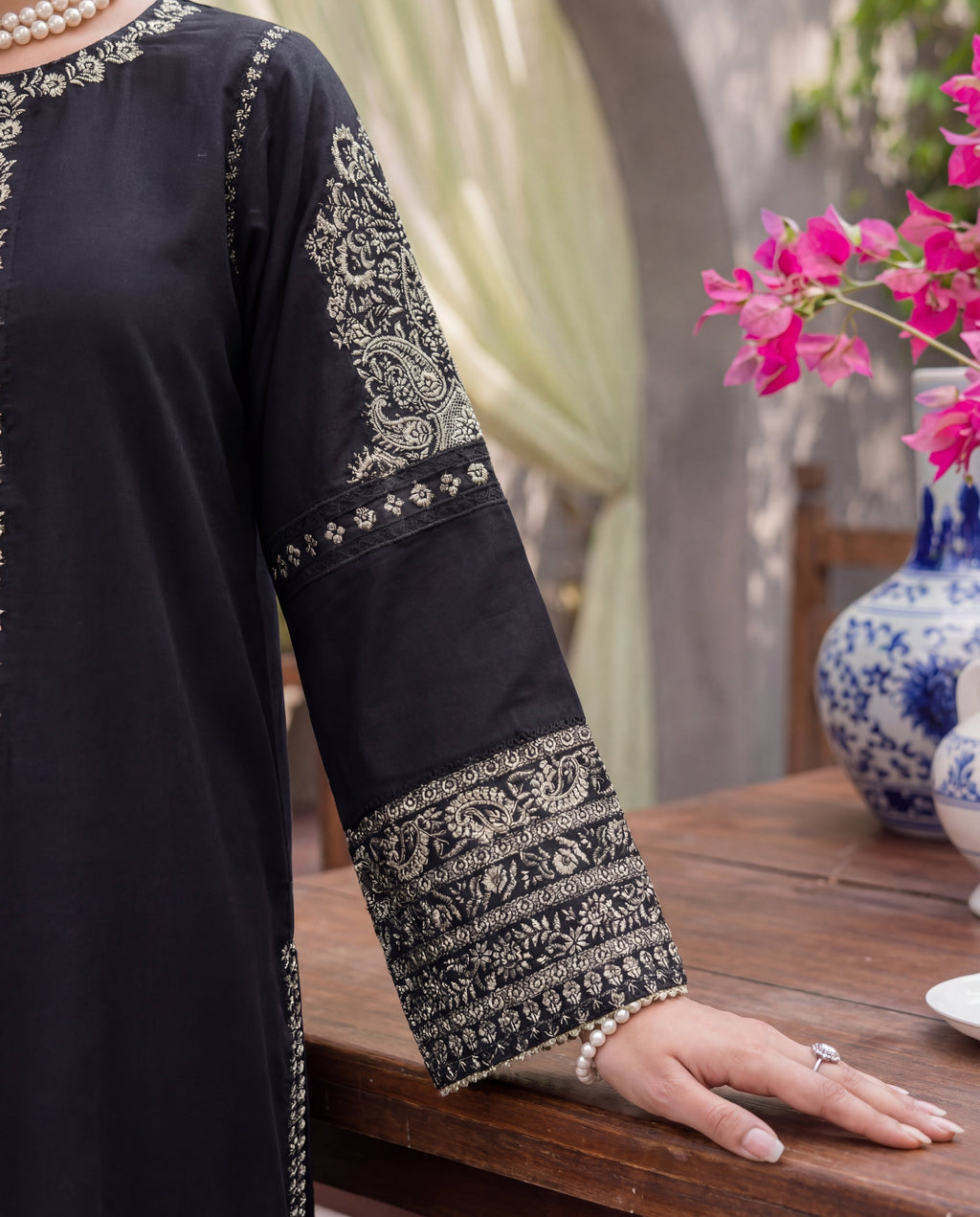 Esme Premium Fabric Pakistani Summer Dresses - Sahiba-clothing - 4