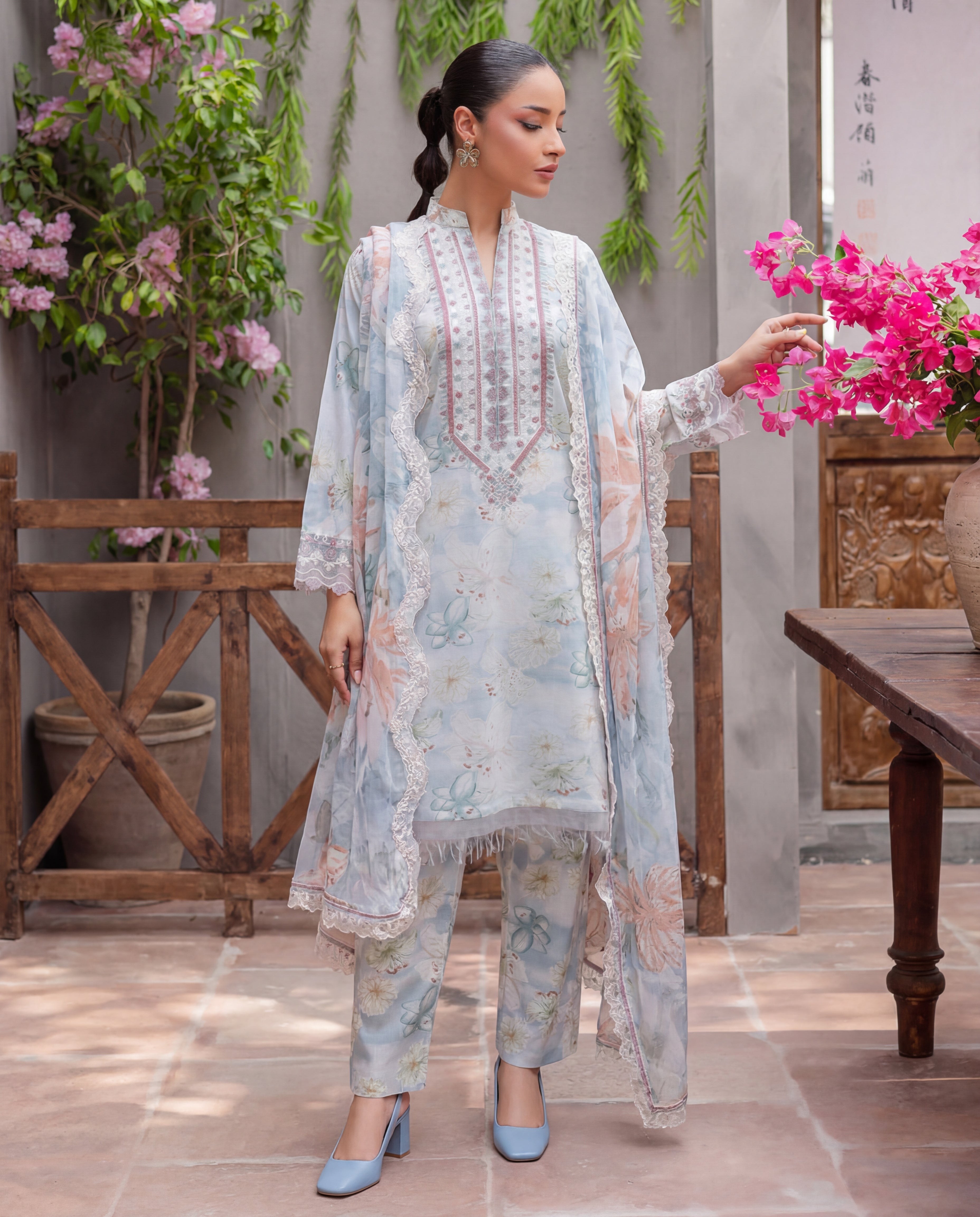 Pure Premium Fabric Pakistani Summer Dresses - Sahiba-clothing - 1