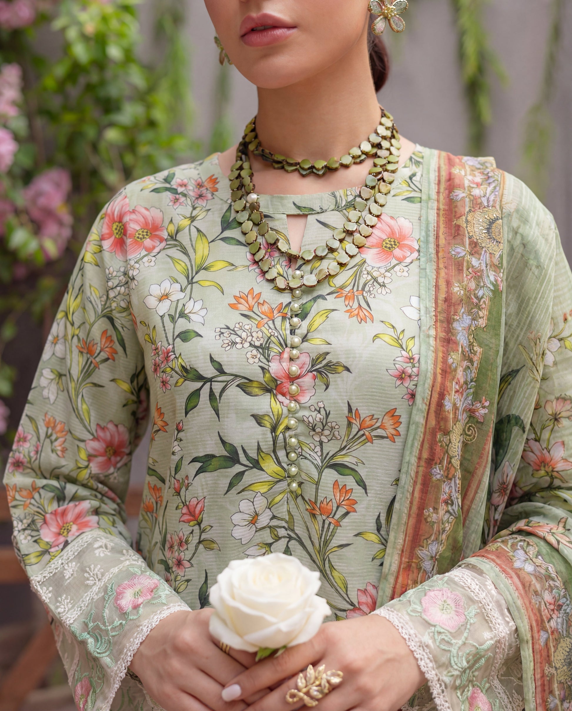 Habaab Premium Fabric Pakistani Summer Dresses - Sahiba-clothing - 5