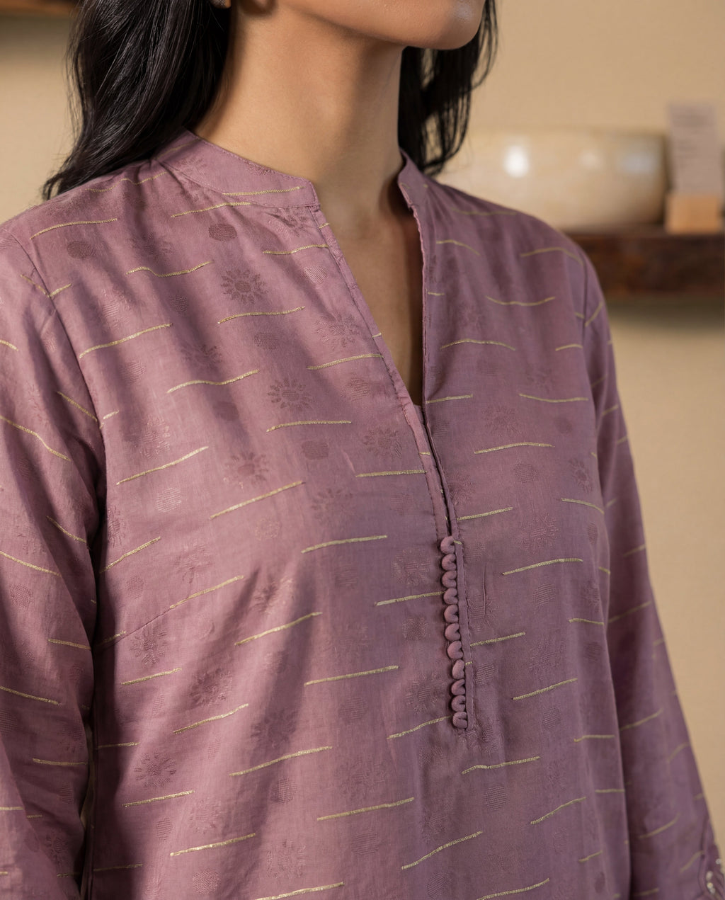 Aria Pink Premium Fabric Pakistani Summer Dresses - Sahiba-clothing - 3