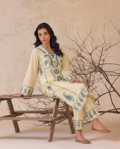 Mahroz Green Premium Fabric Pakistani Winter Dresses - Sahiba-clothing - 6