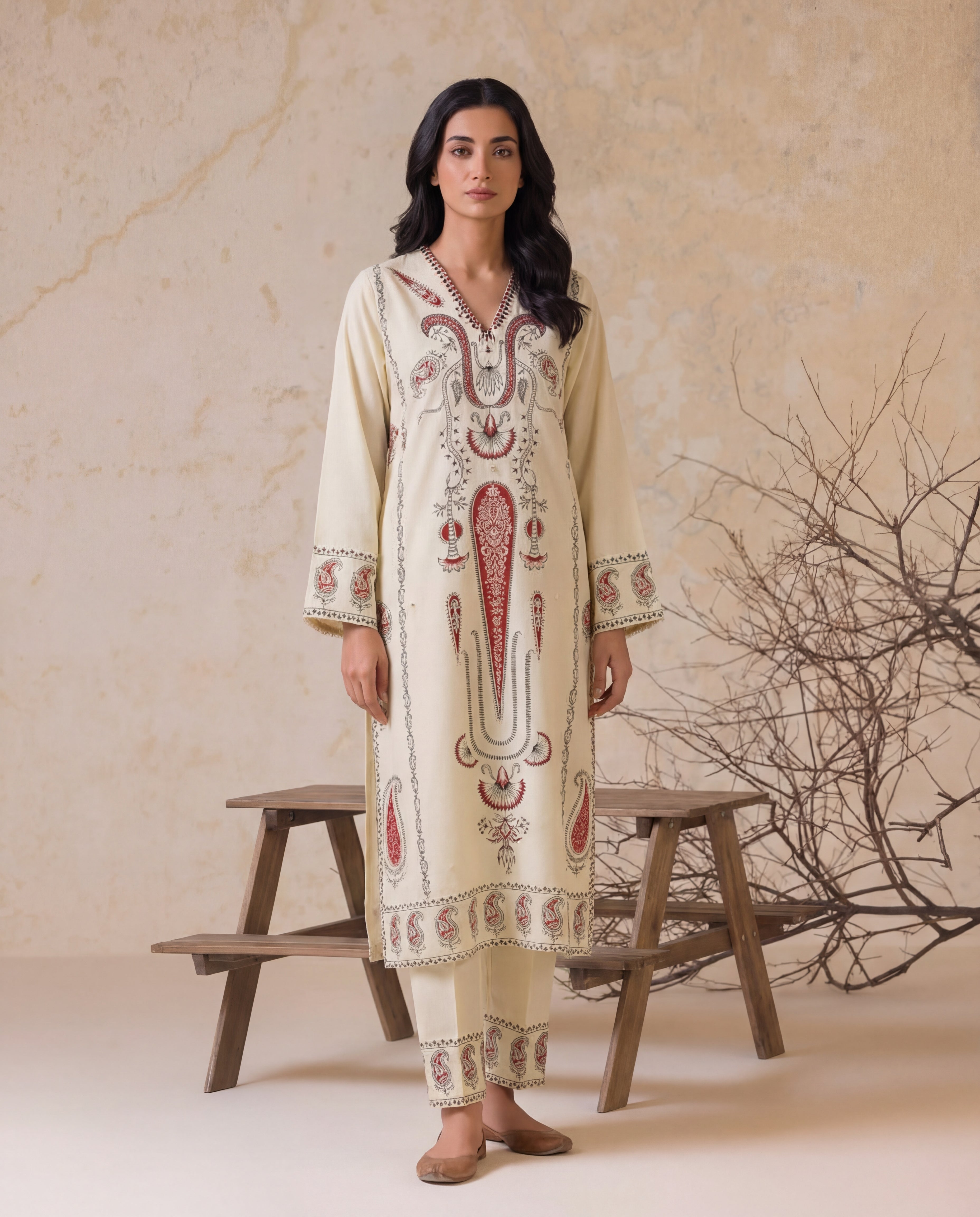 Mahroz Premium Fabric Pakistani Winter Dresses - Sahiba-clothing - 1