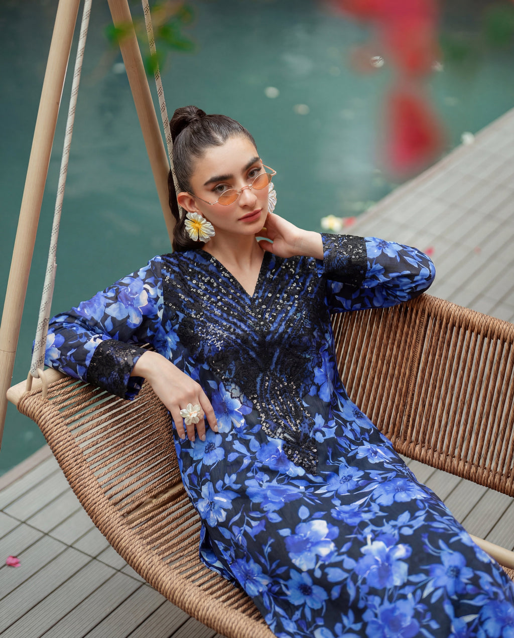 Pleasant Premium Fabric Pakistani Summer Dresses - Sahiba-clothing - 4