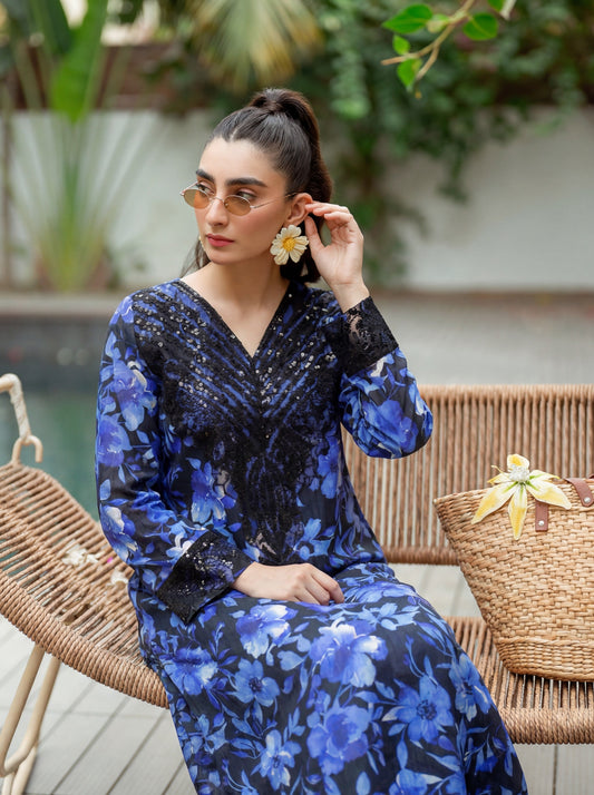 Pleasant Premium Fabric Pakistani Summer Dresses - Sahiba-clothing - 2