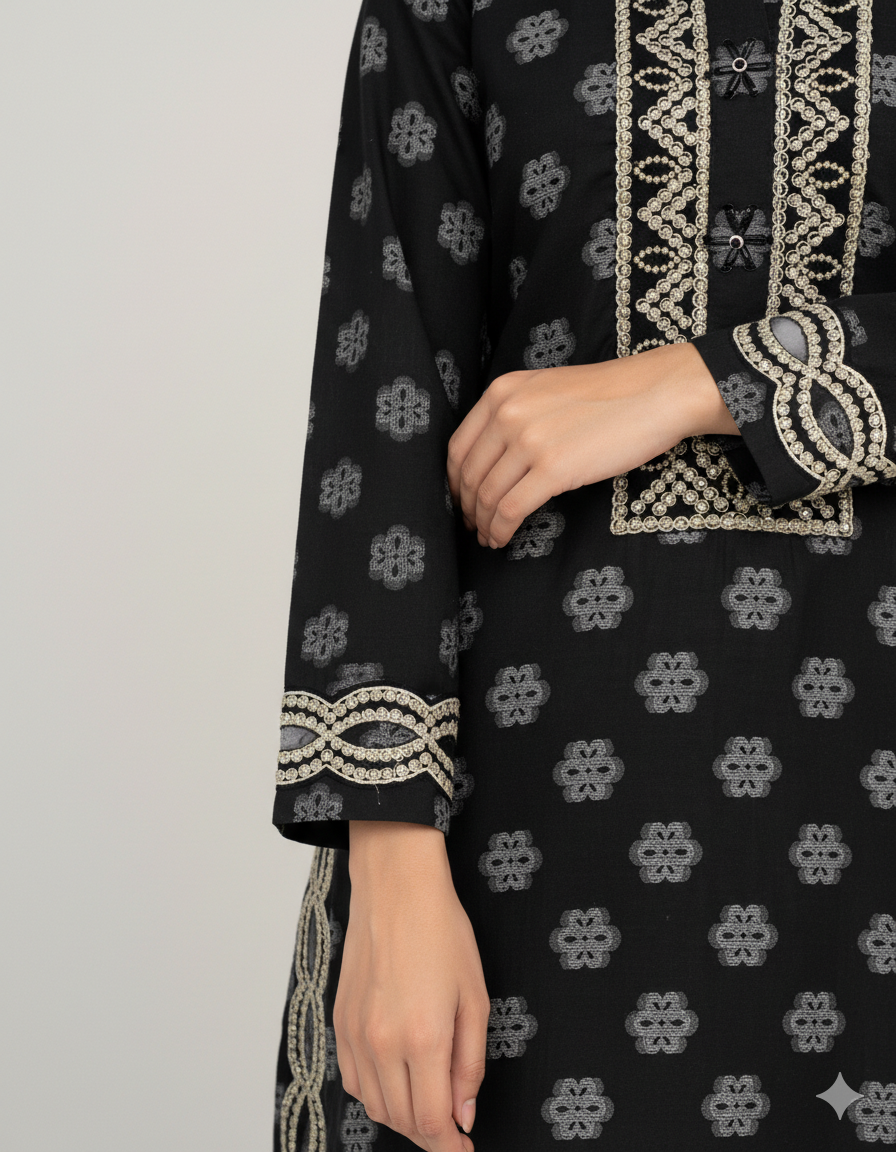 Zelve Premium Fabric Pakistani Summer Dresses - Sahiba-clothing - 5