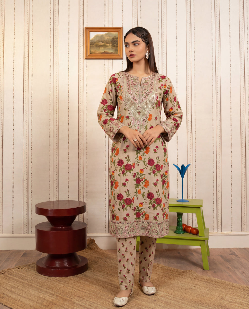 Elzira Premium Fabric Pakistani Summer Dresses - Sahiba-clothing - 4