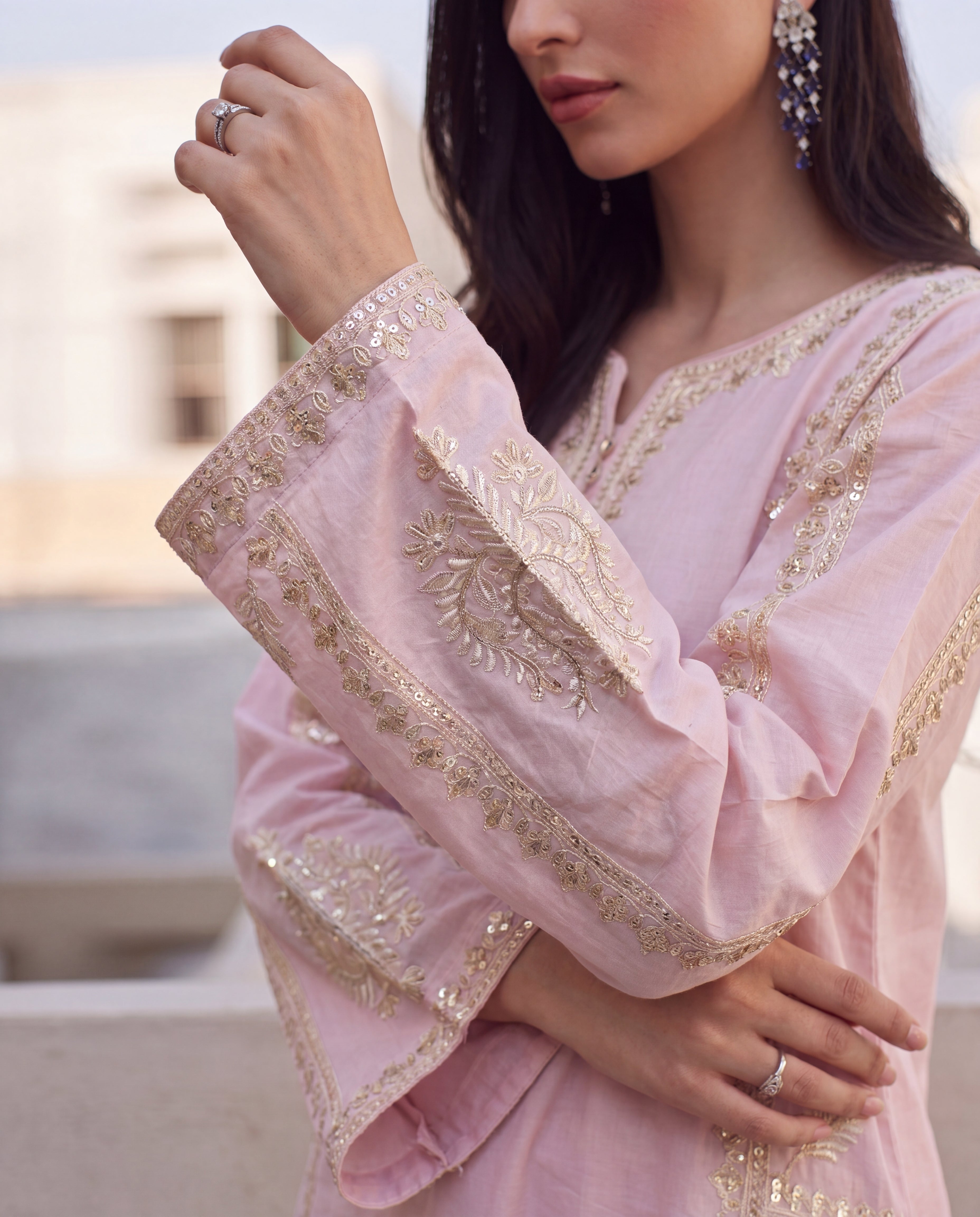 Qurbat Premium Fabric Pakistani Summer Dresses - Sahiba-clothing - 10