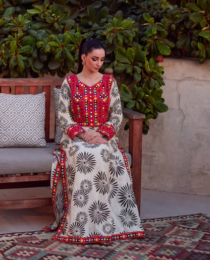 Coreopsis Premium Fabric Pakistani Summer Dresses - Sahiba-clothing - 5