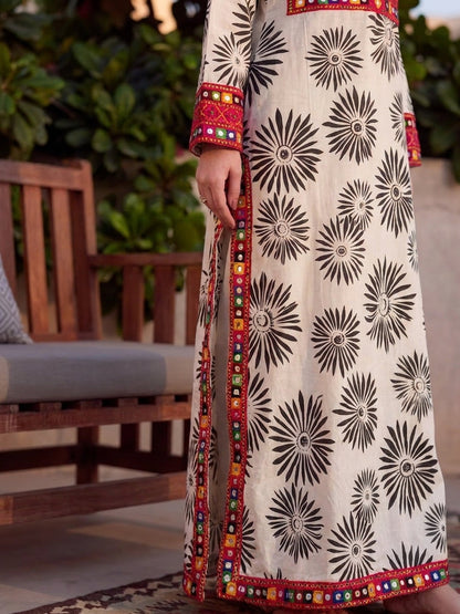 Coreopsis Premium Fabric Pakistani Summer Dresses - Sahiba-clothing - 3