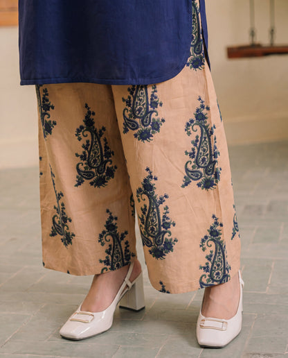Grandiflora Blue Premium Fabric Pakistani Summer Dresses - Sahiba-clothing - 5