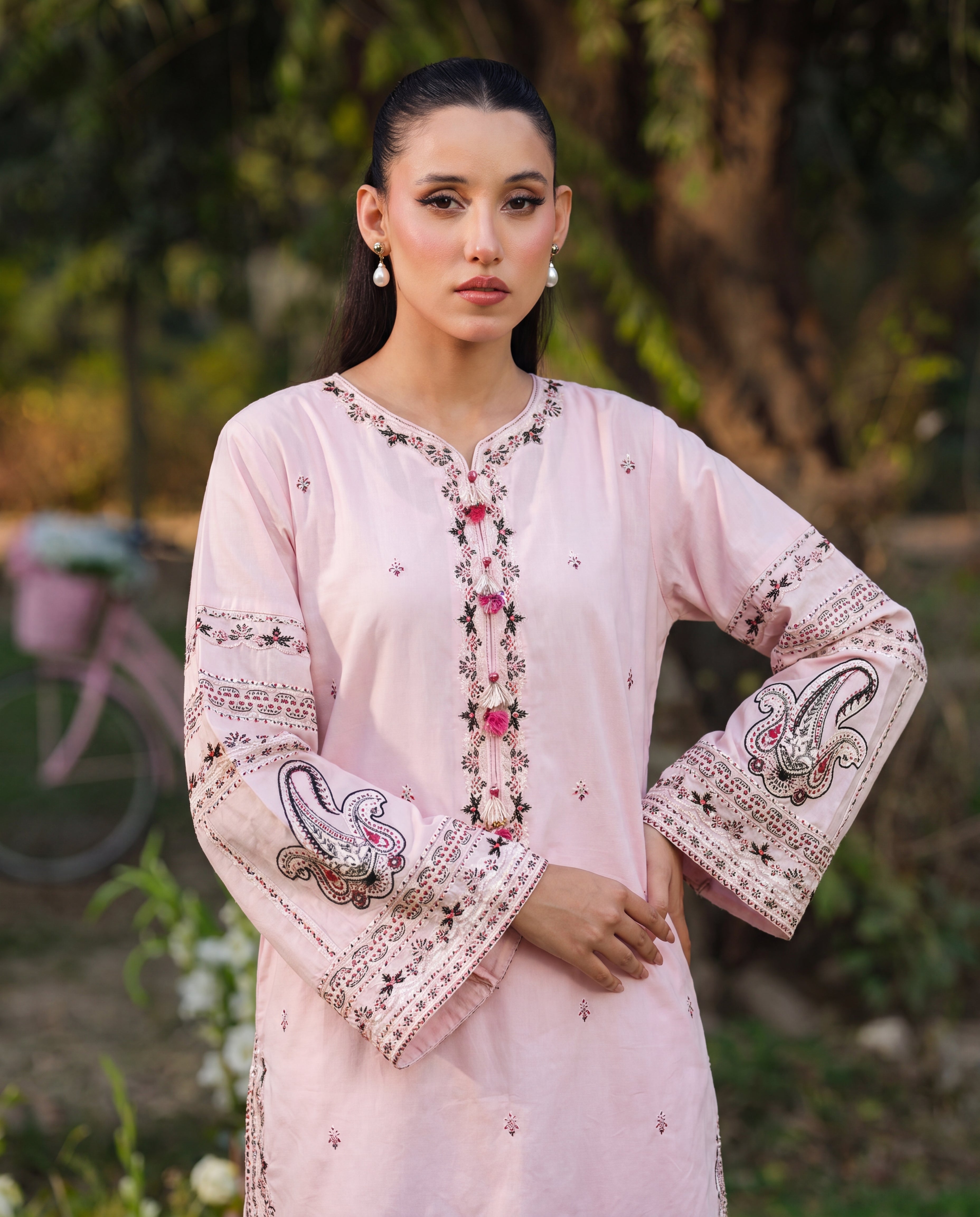 Champa Premium Fabric Pakistani Summer Dresses - Sahiba-clothing - 6