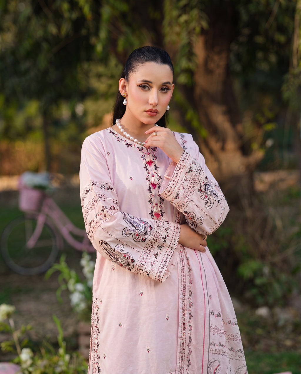 Champa Premium Fabric Pakistani Summer Dresses - Sahiba-clothing - 7