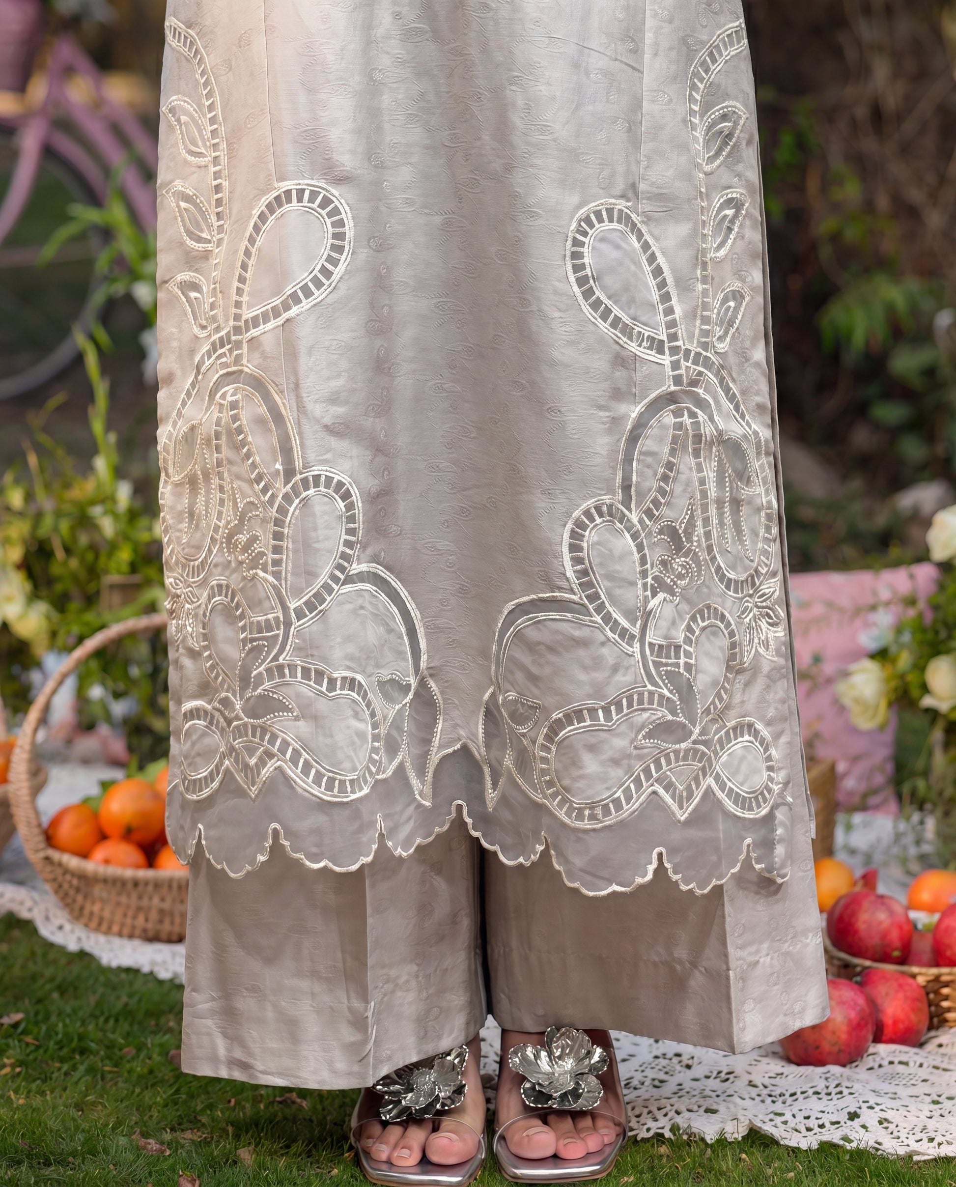 Clockleshell Premium Fabric Pakistani Summer Dresses - Sahiba-clothing - 6