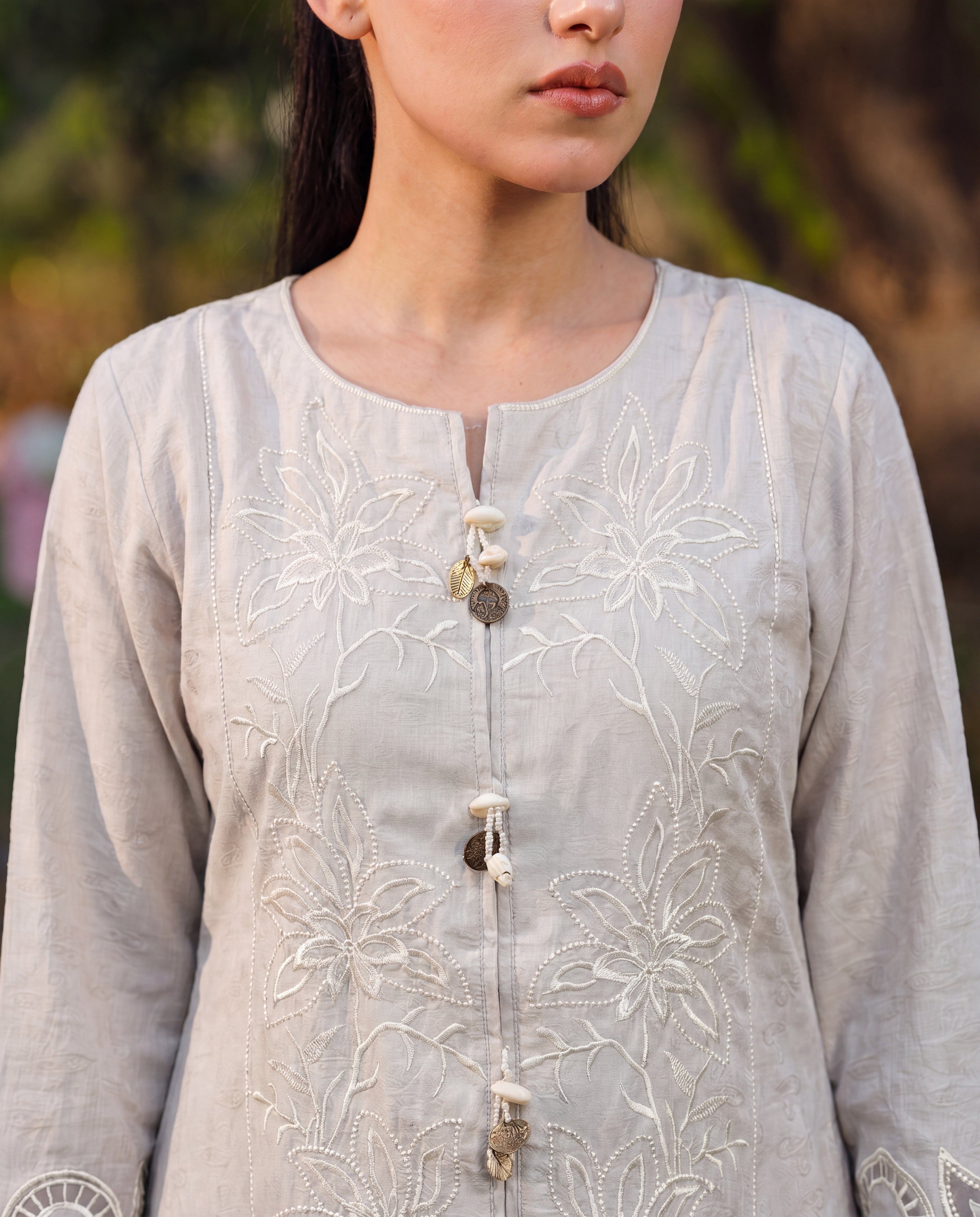 Clockleshell Premium Fabric Pakistani Summer Dresses - Sahiba-clothing - 4