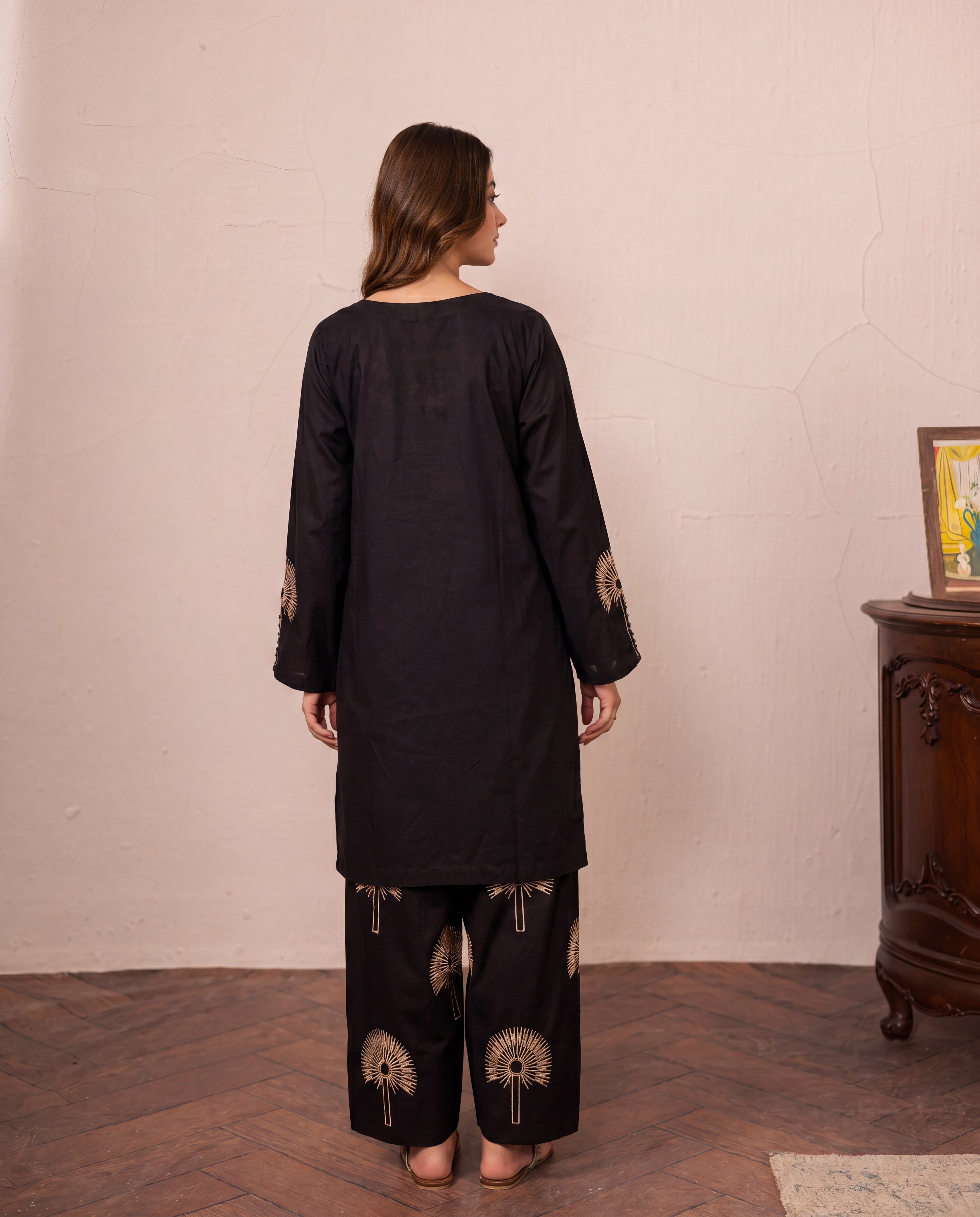 Black-Magic Premium Fabric Pakistani Summer Dresses - Sahiba-clothing - 3