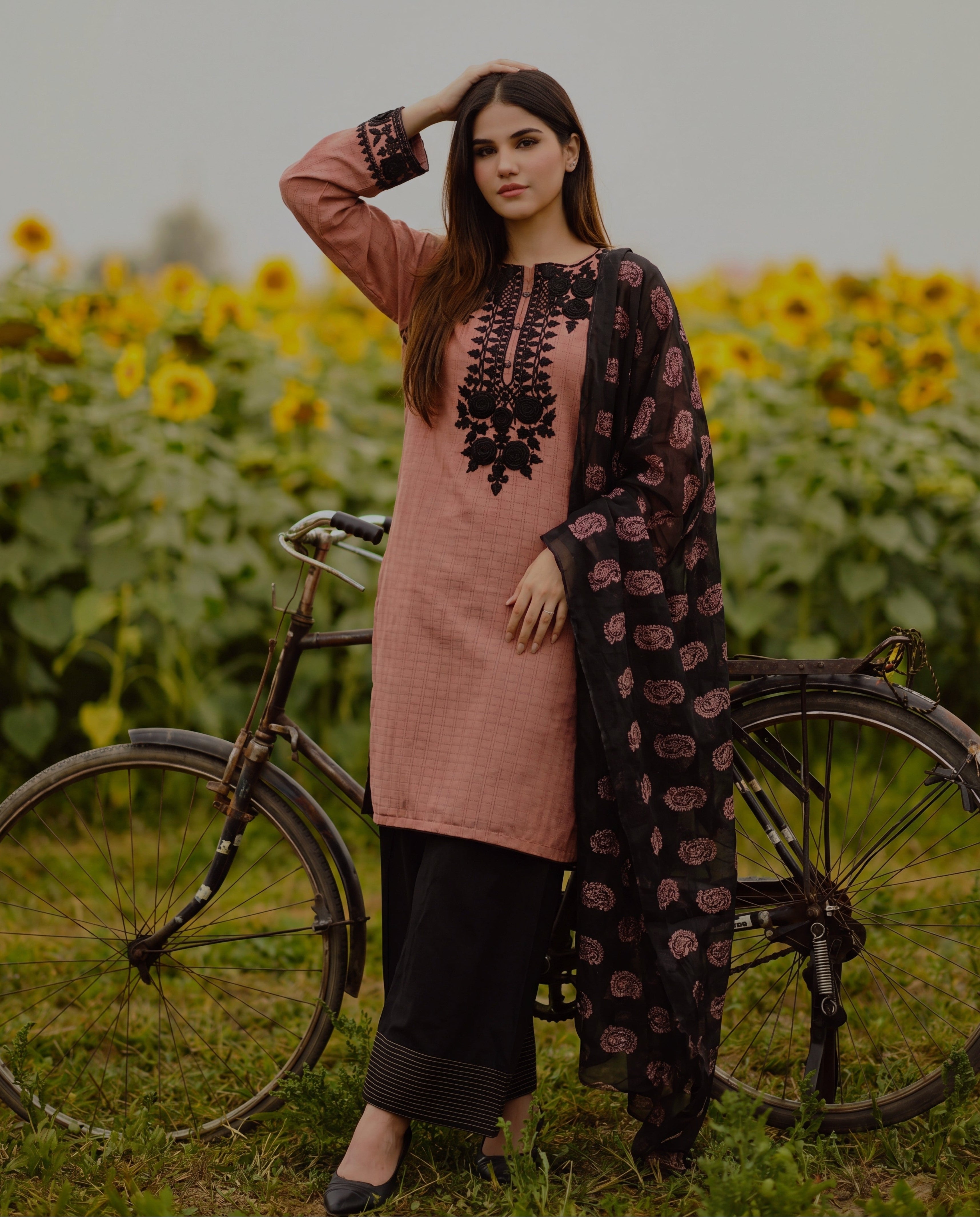 Aari - 2 Premium Fabric Pakistani Summer Dresses - Sahiba-clothing - 1