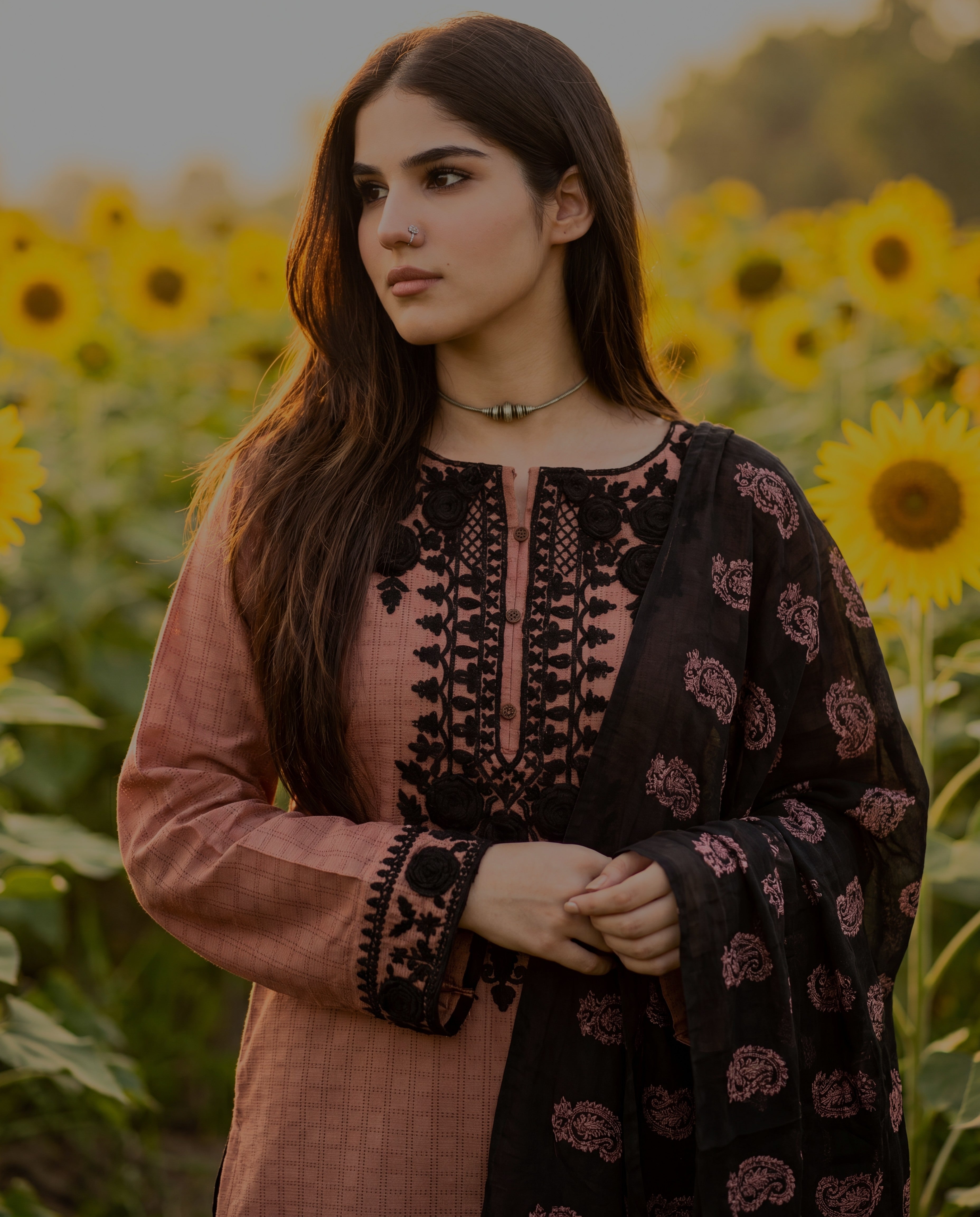 Aari - 2 Premium Fabric Pakistani Summer Dresses - Sahiba-clothing - 3