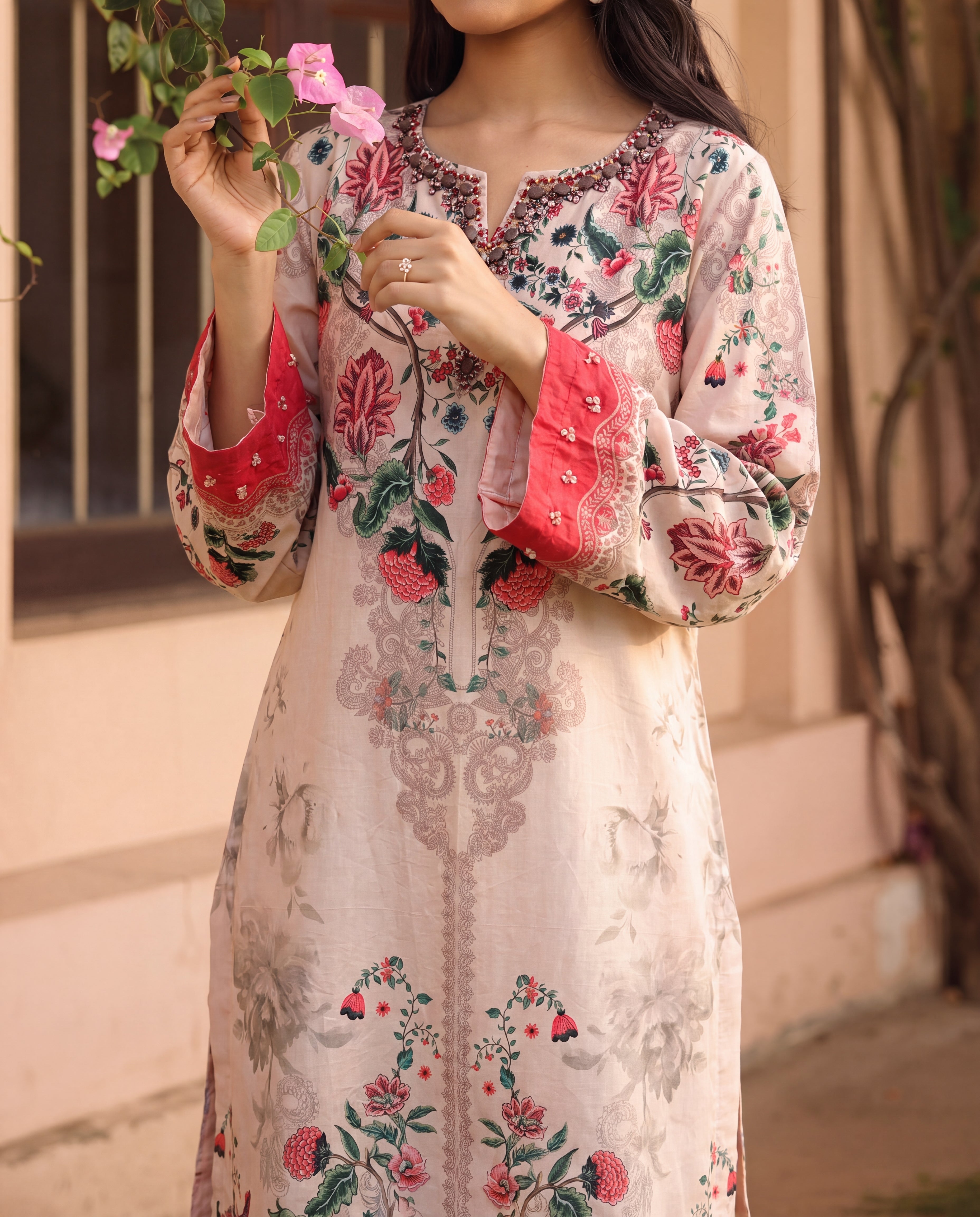 Alexina Premium Fabric Pakistani Summer Dresses - Sahiba-clothing - 5