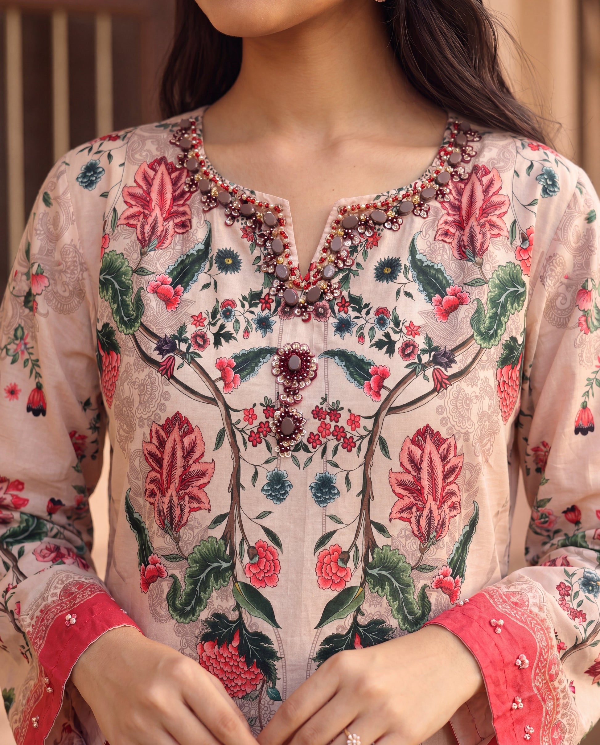 Alexina Premium Fabric Pakistani Summer Dresses - Sahiba-clothing - 3