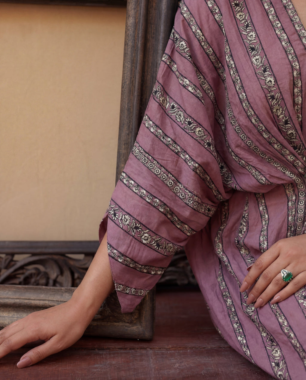 Nouf Pink Premium Fabric Pakistani Summer Dresses - Sahiba-clothing - 7