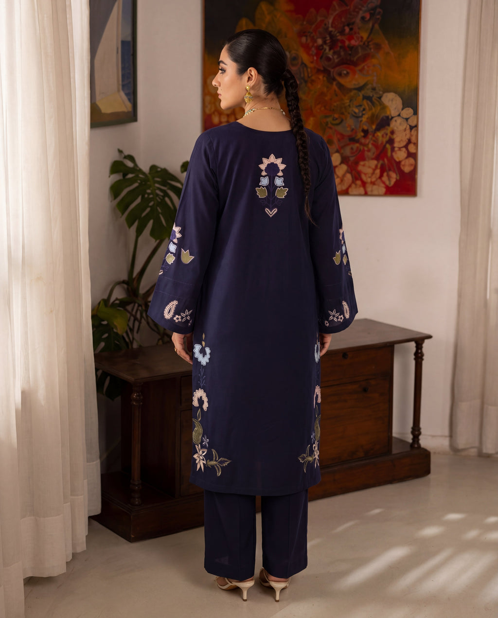 Zaviyar Premium Fabric Pakistani Summer Dresses - Sahiba-clothing - 7
