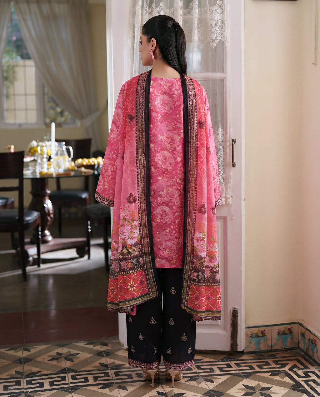 Zareh Premium Fabric Pakistani Summer Dresses - Sahiba-clothing - 7