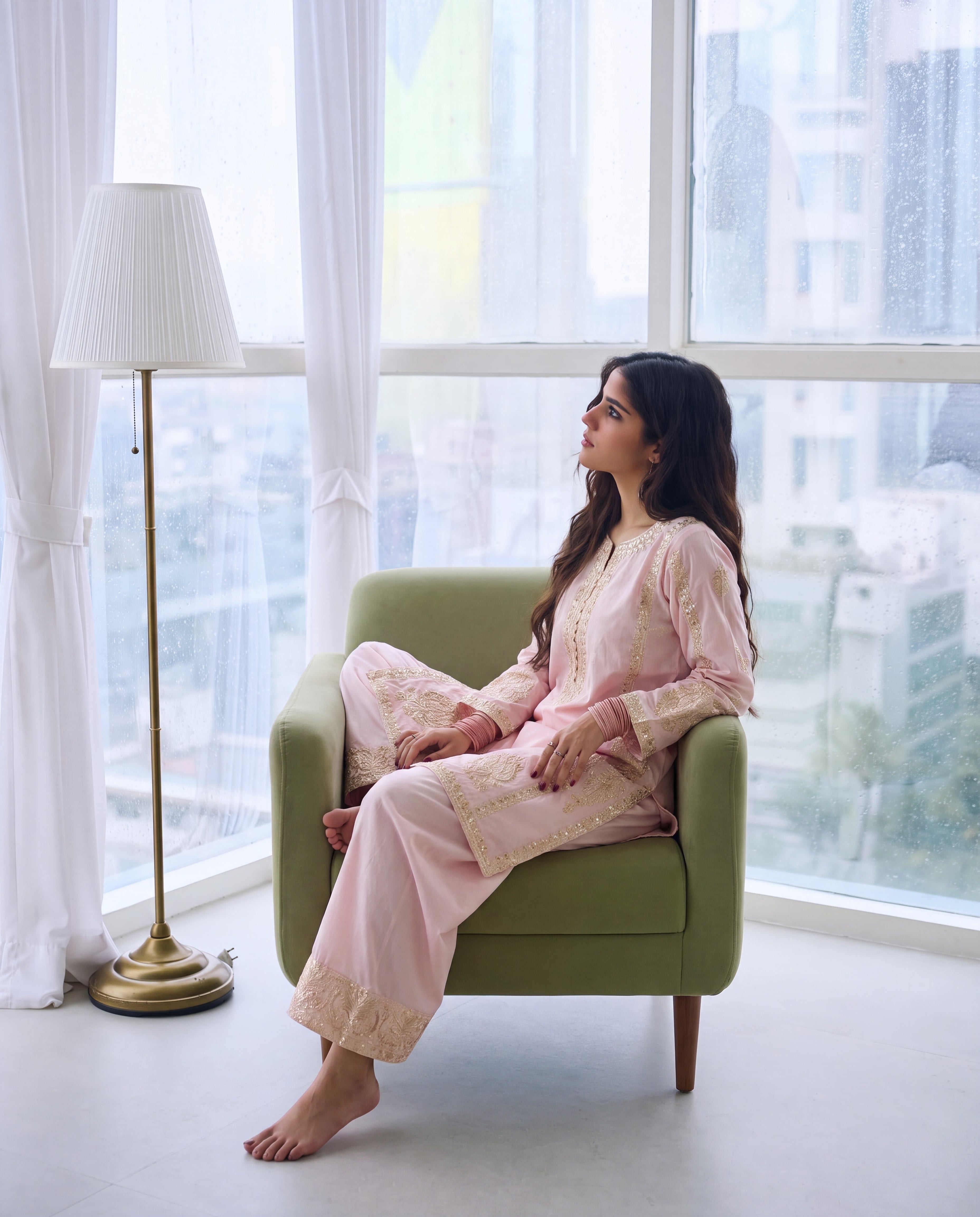 Qurbat Premium Fabric Pakistani Summer Dresses - Sahiba-clothing - 5