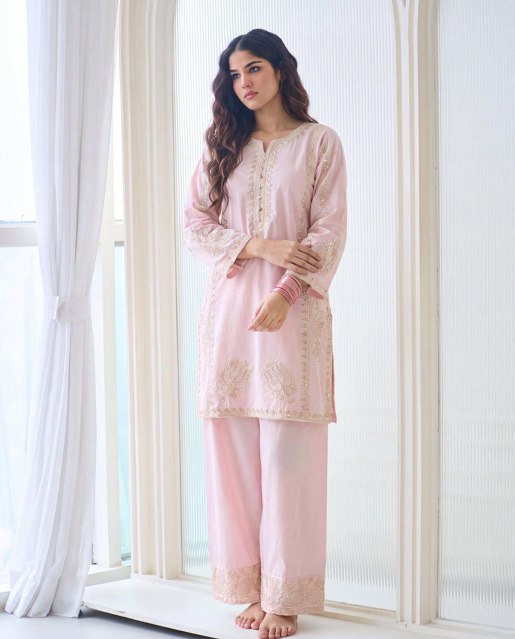 Qurbat Premium Fabric Pakistani Summer Dresses - Sahiba-clothing - 4