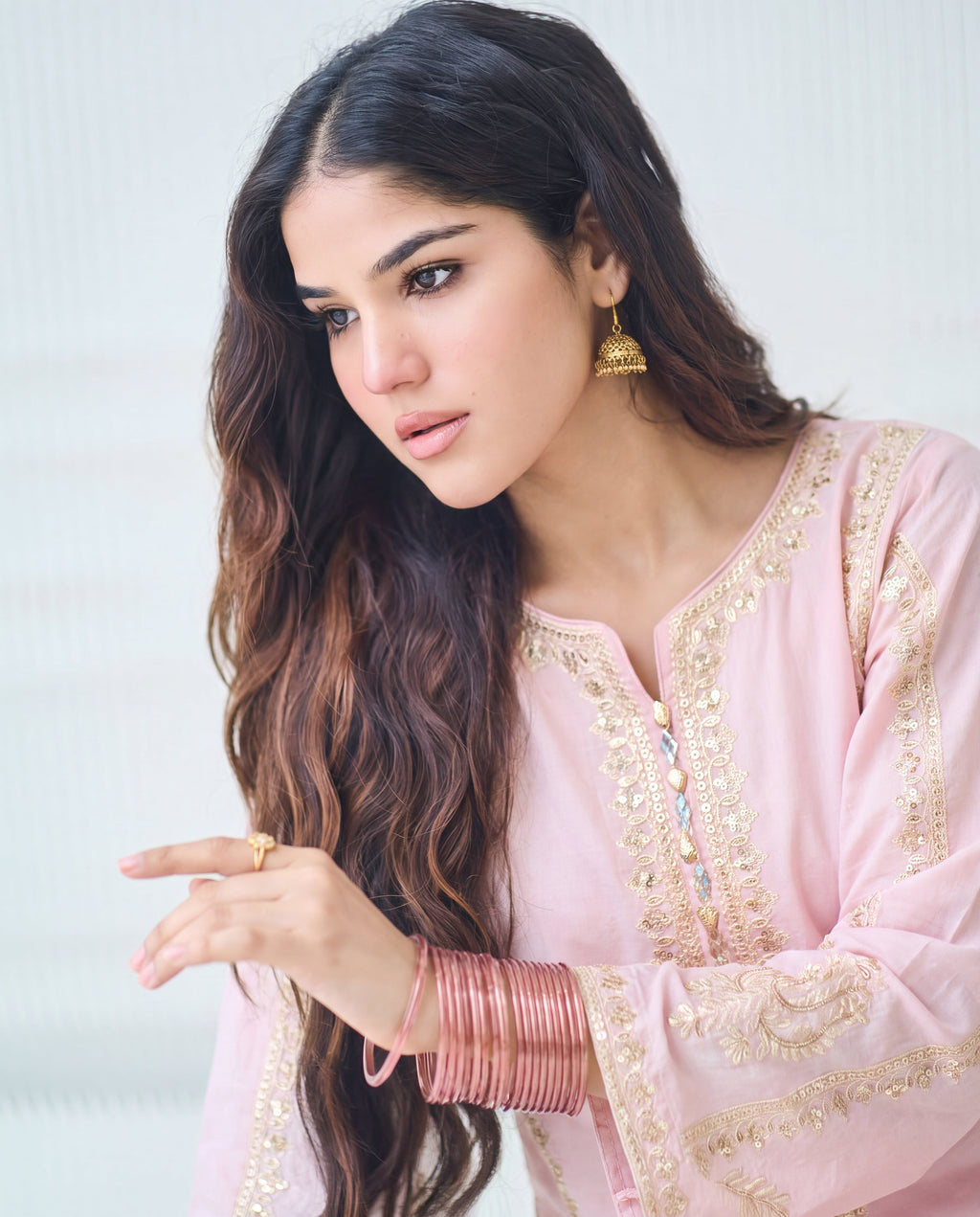 Qurbat Premium Fabric Pakistani Summer Dresses - Sahiba-clothing - 2