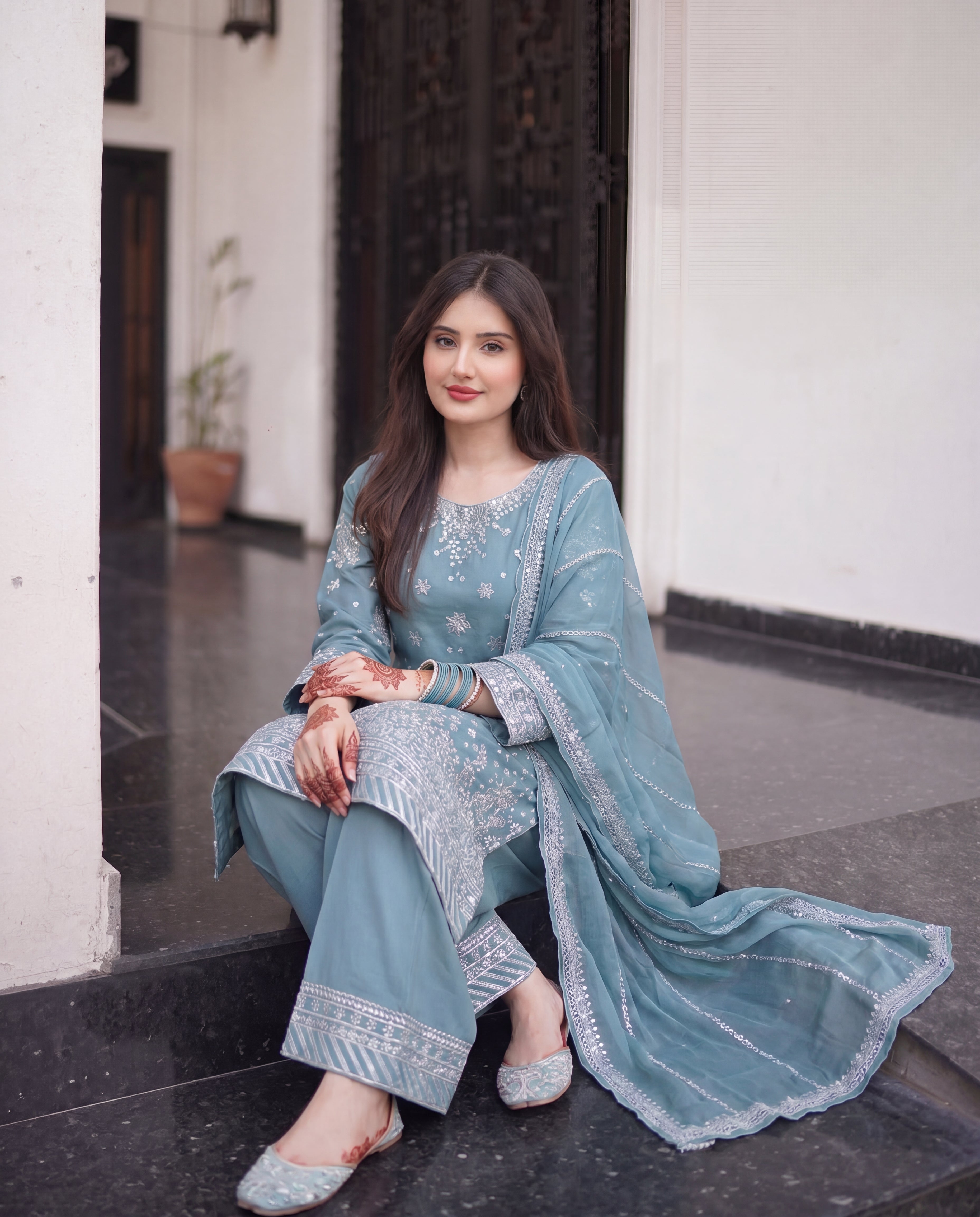 Bilonara Premium Fabric Pakistani Summer Dresses - Sahiba-clothing - 5