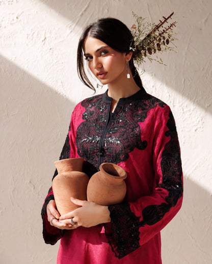 Gul-e-Lala Premium Fabric Pakistani Summer Dresses - Sahiba-clothing - 7