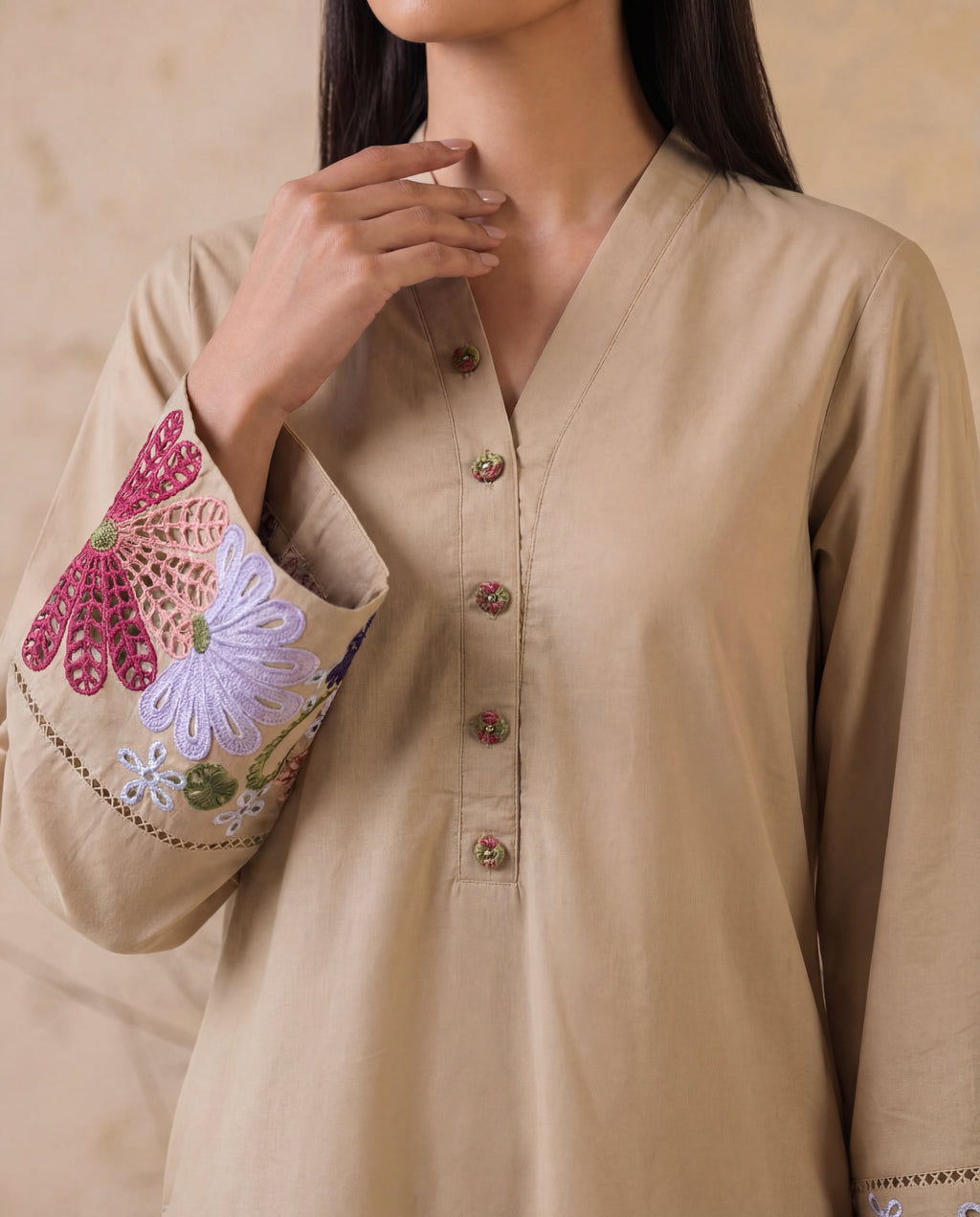 Gilla Skin Premium Fabric Pakistani Summer Dresses - Sahiba-clothing - 5