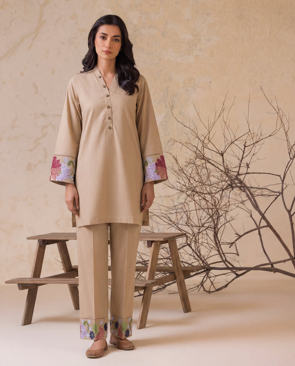 Gilla Skin Premium Fabric Pakistani Summer Dresses - Sahiba-clothing - 1