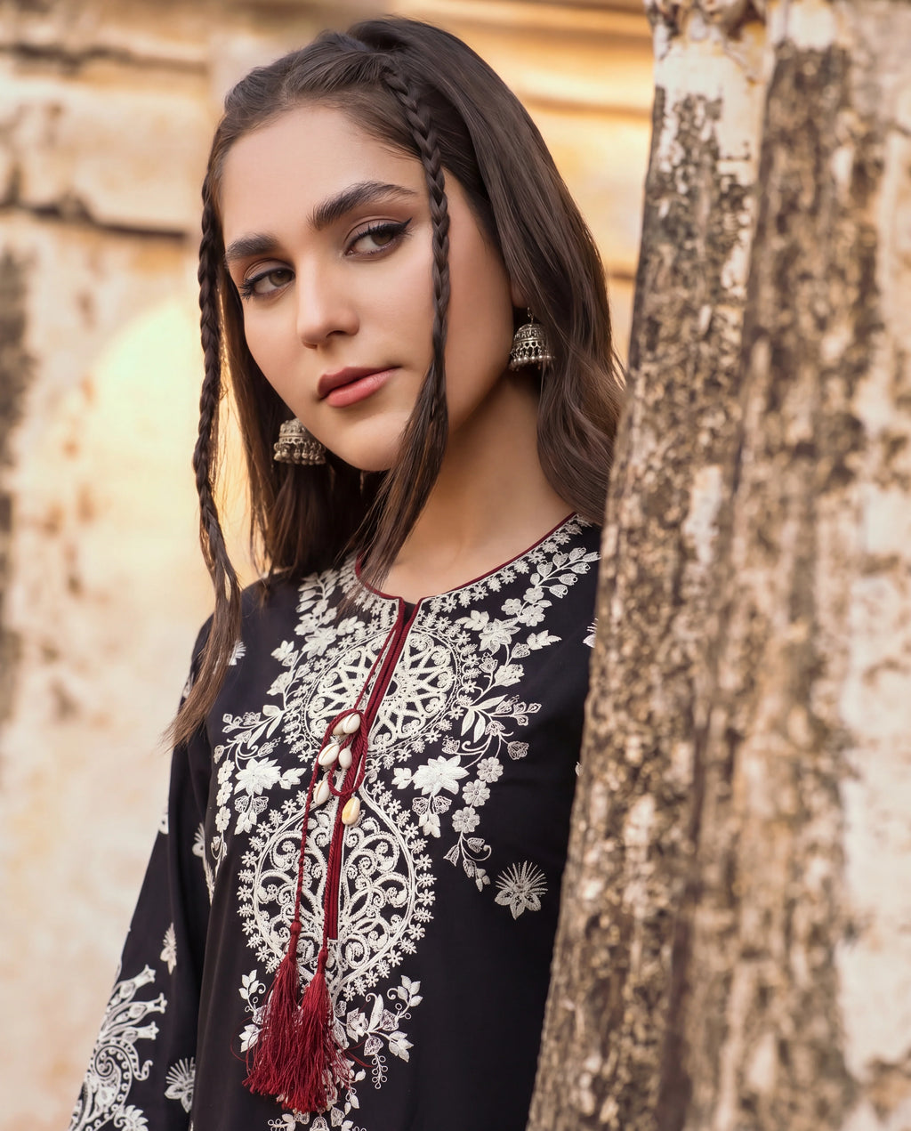 Shajar Premium Fabric Pakistani Summer Dresses - Sahiba-clothing - 2