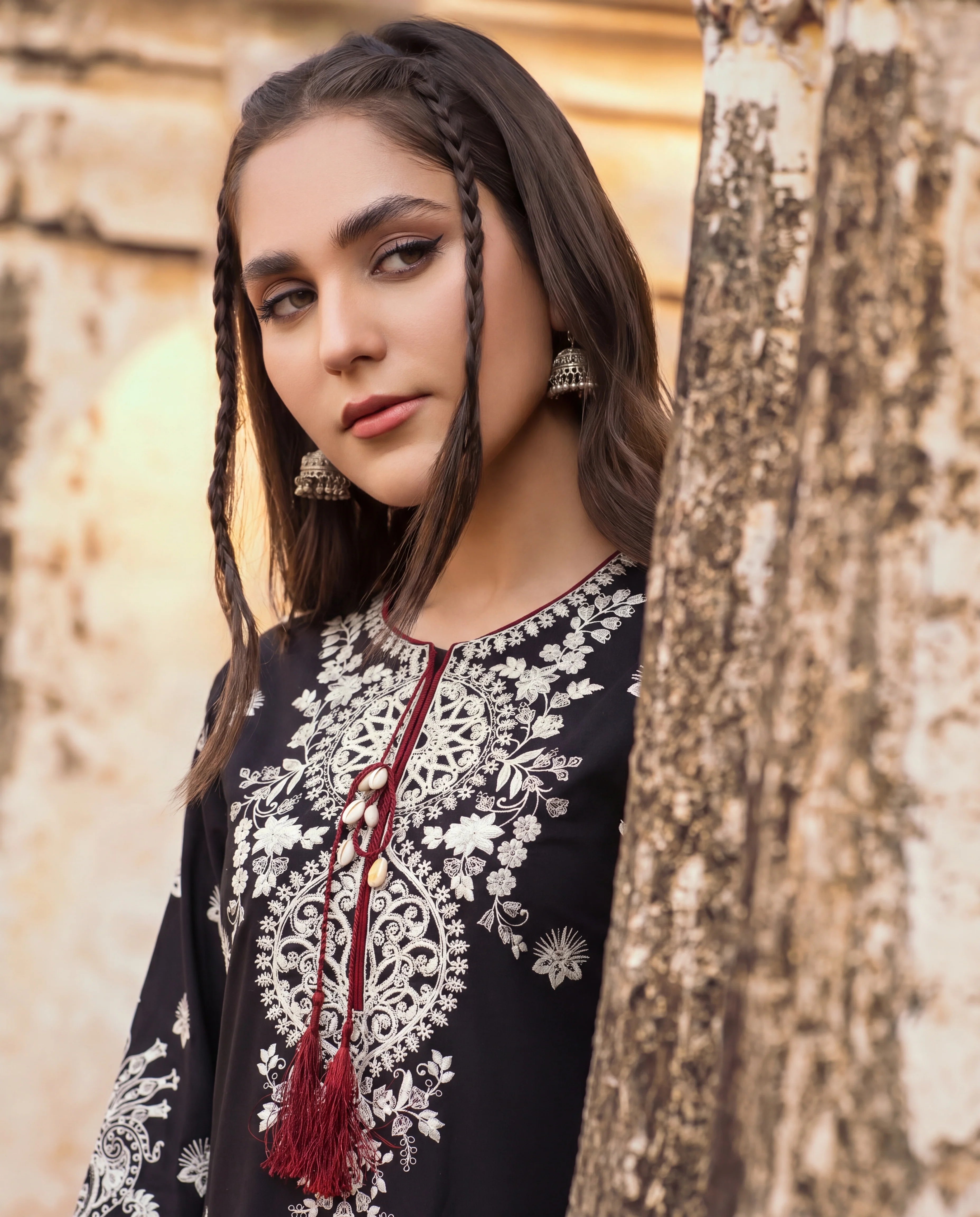 Shajar Premium Fabric Pakistani Summer Dresses - Sahiba-clothing - 2