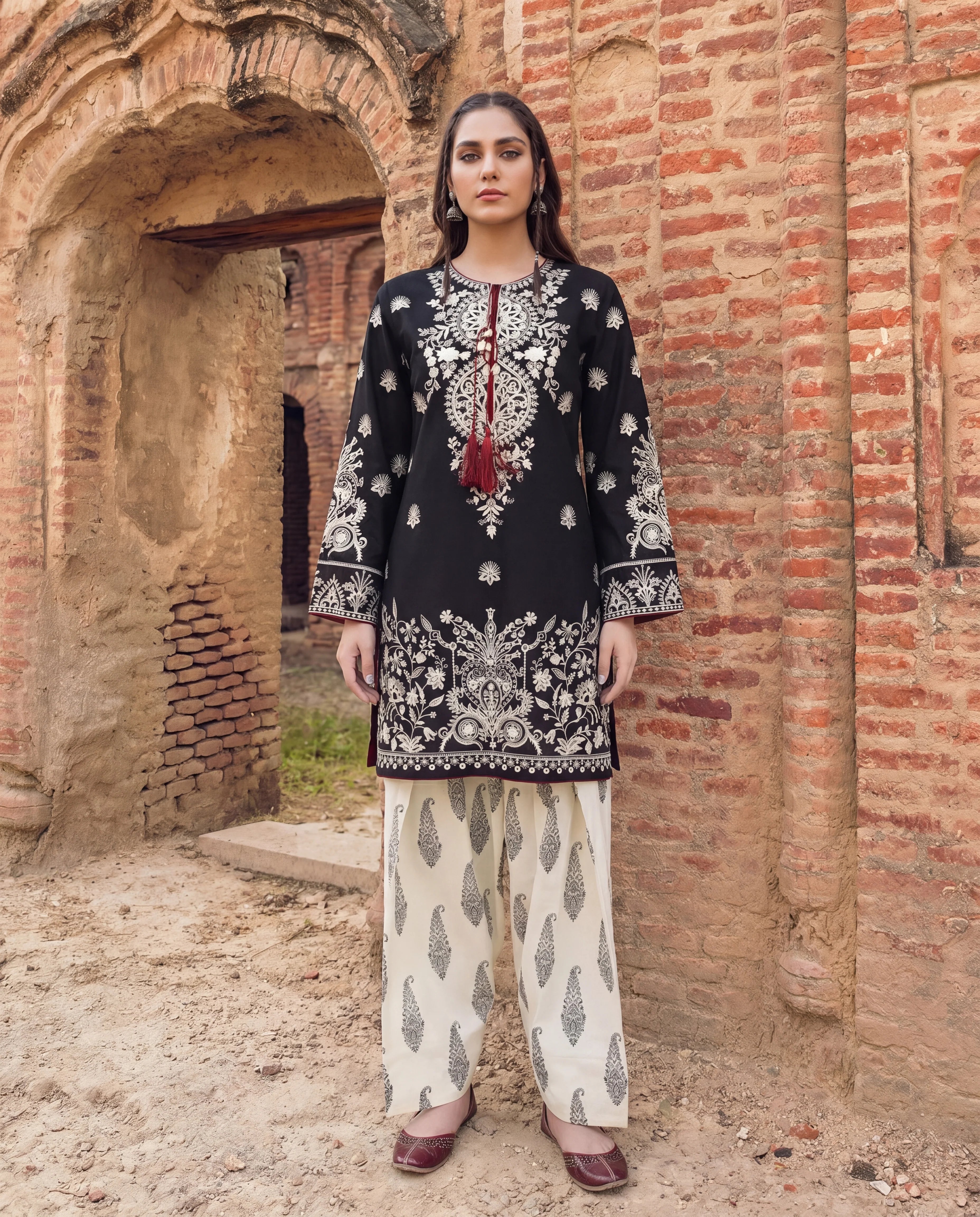 Shajar Premium Fabric Pakistani Summer Dresses - Sahiba-clothing - 1