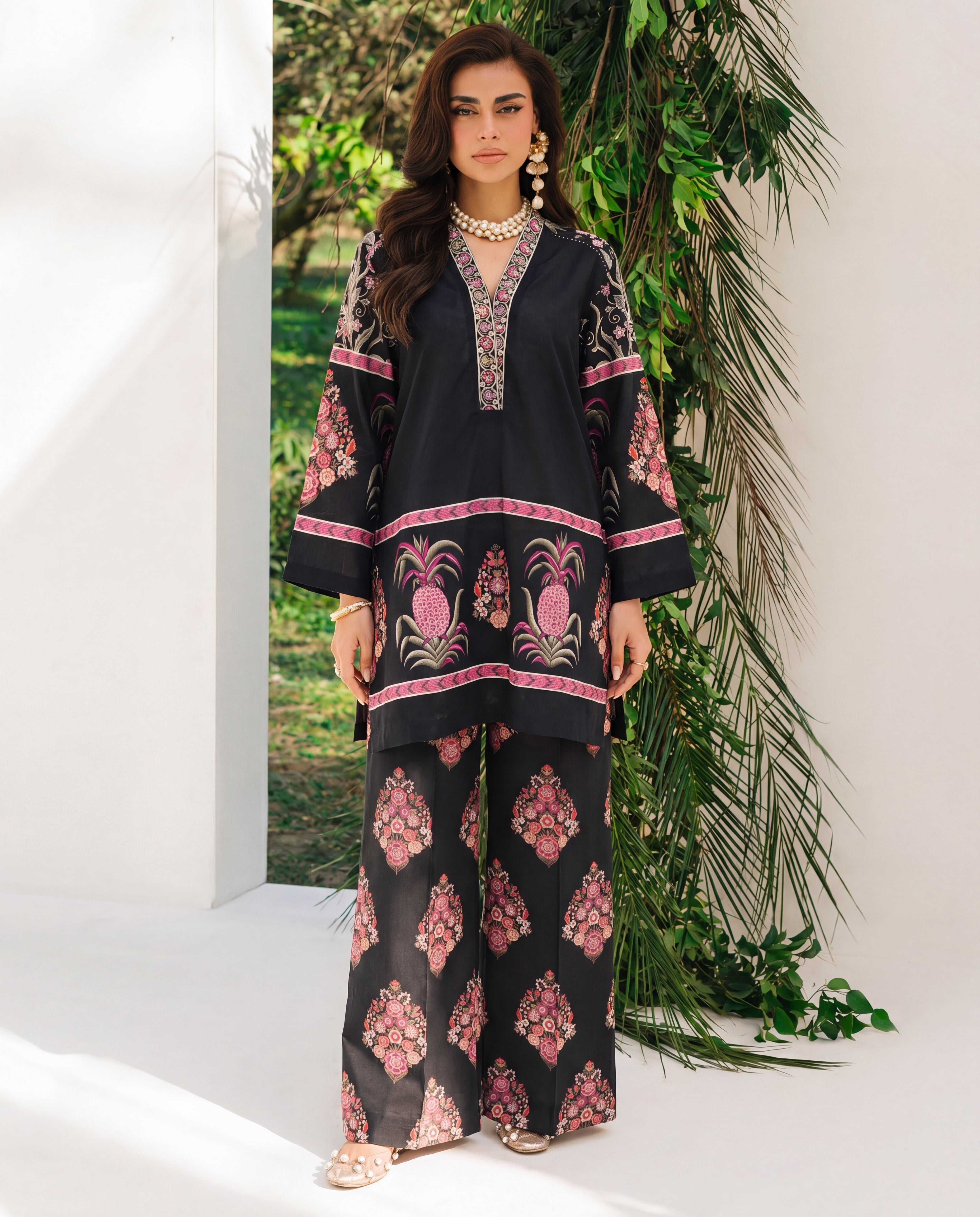 Geranium Premium Fabric Pakistani Summer Dresses - Sahiba-clothing - 1