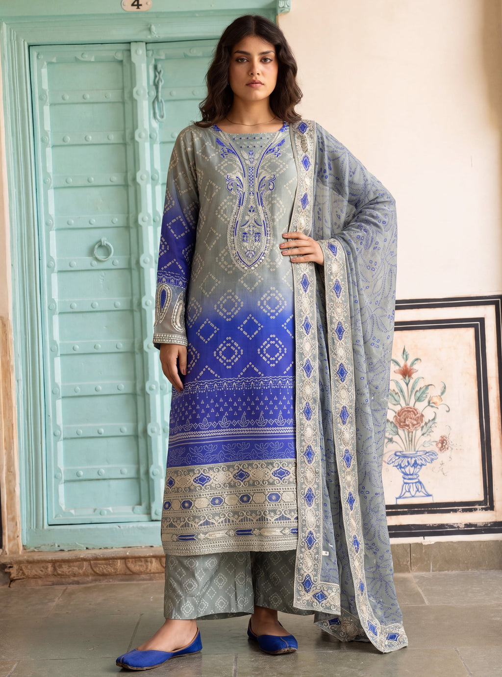Heart Premium Fabric Pakistani Summer Dresses - Sahiba-clothing - 1