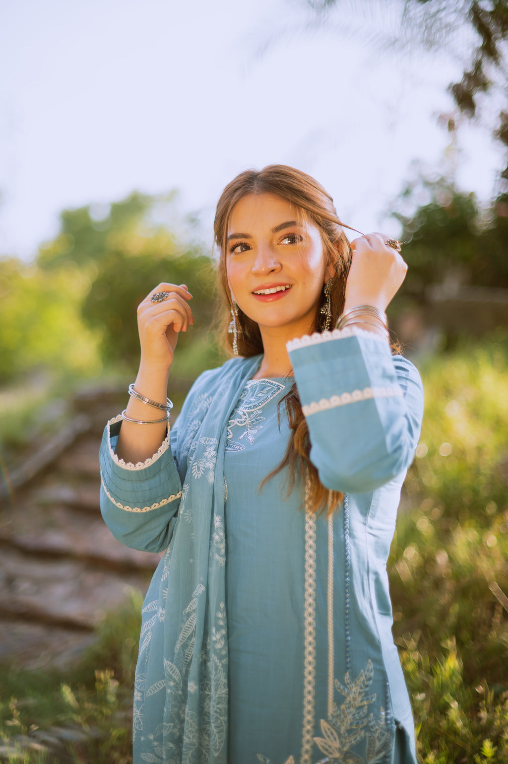 Elsa Premium Fabric Pakistani Summer Dresses - Sahiba-clothing - 2